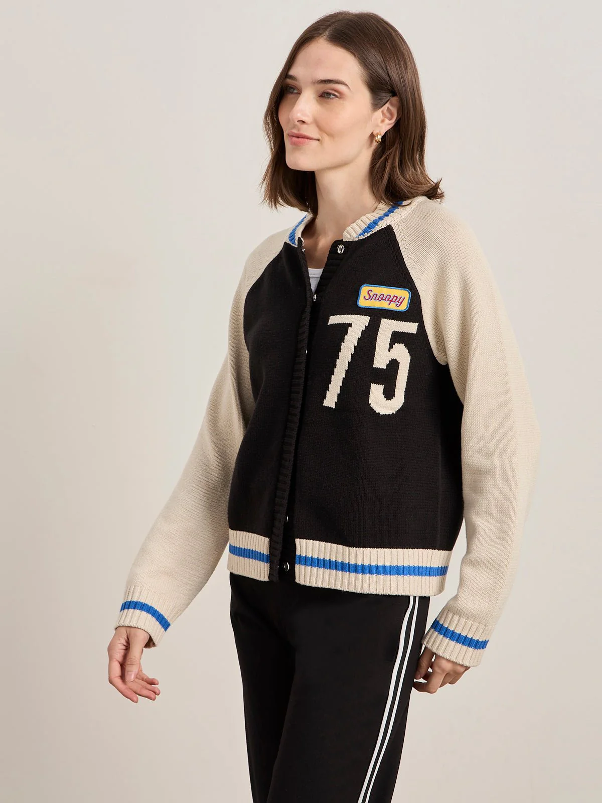 Sanctuary x PEANUTS 75th Anniversary Varsity Sweater - Image 3