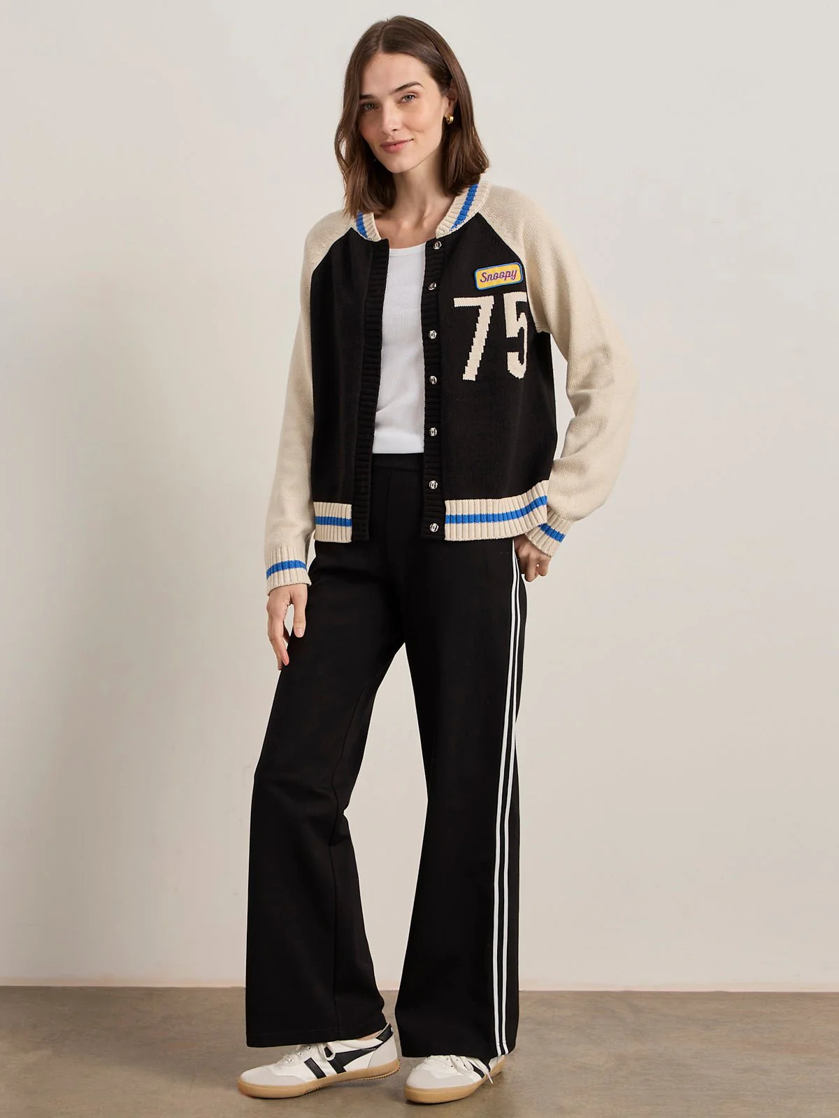 Sanctuary x PEANUTS 75th Anniversary Varsity Sweater - Image 5