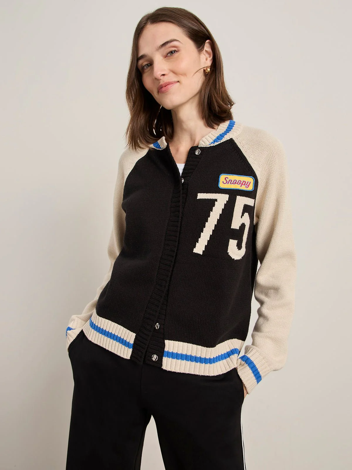 Sanctuary x PEANUTS 75th Anniversary Varsity Sweater - Image 6