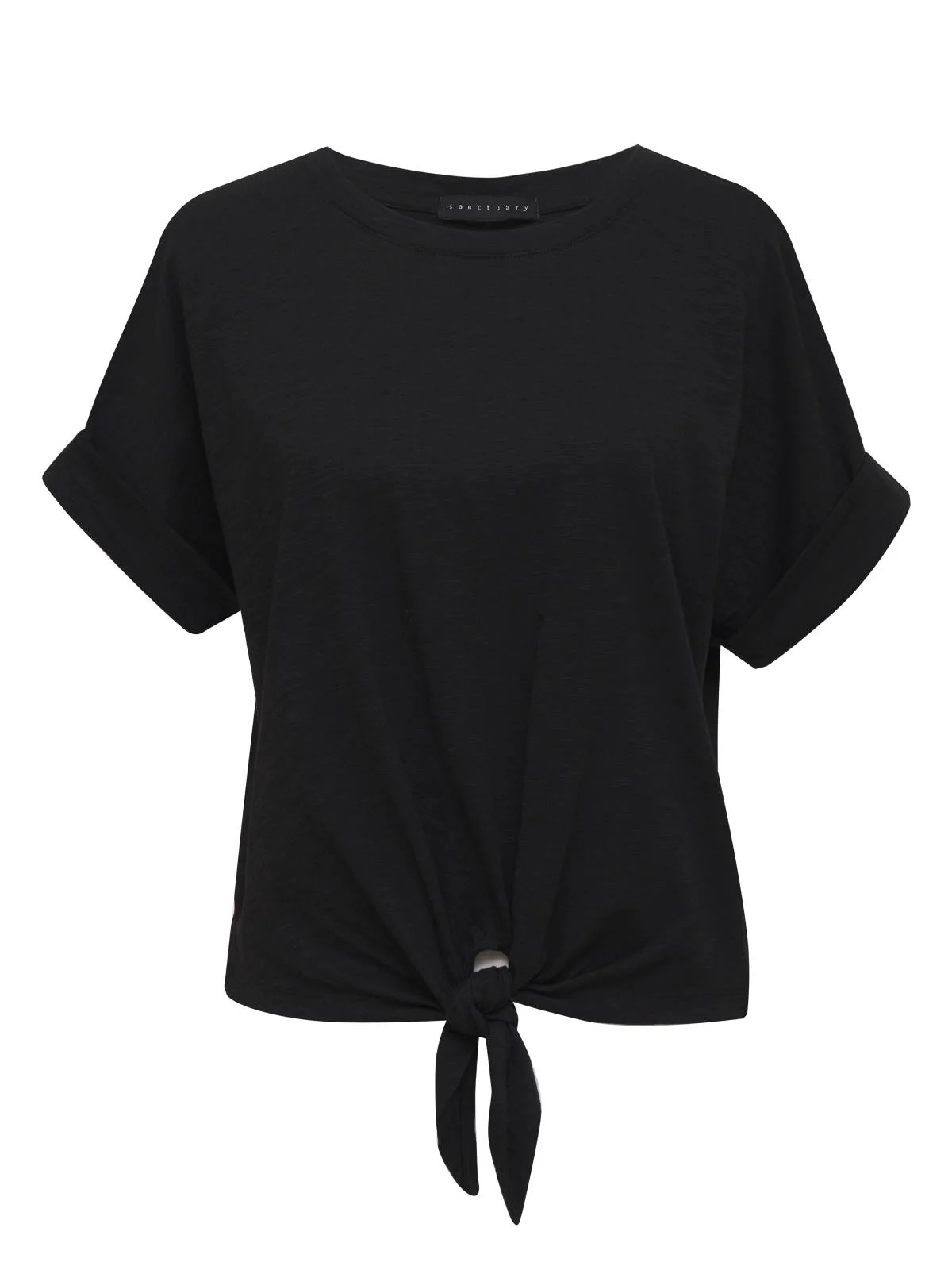 All Day Tie Tee Black - Image 8