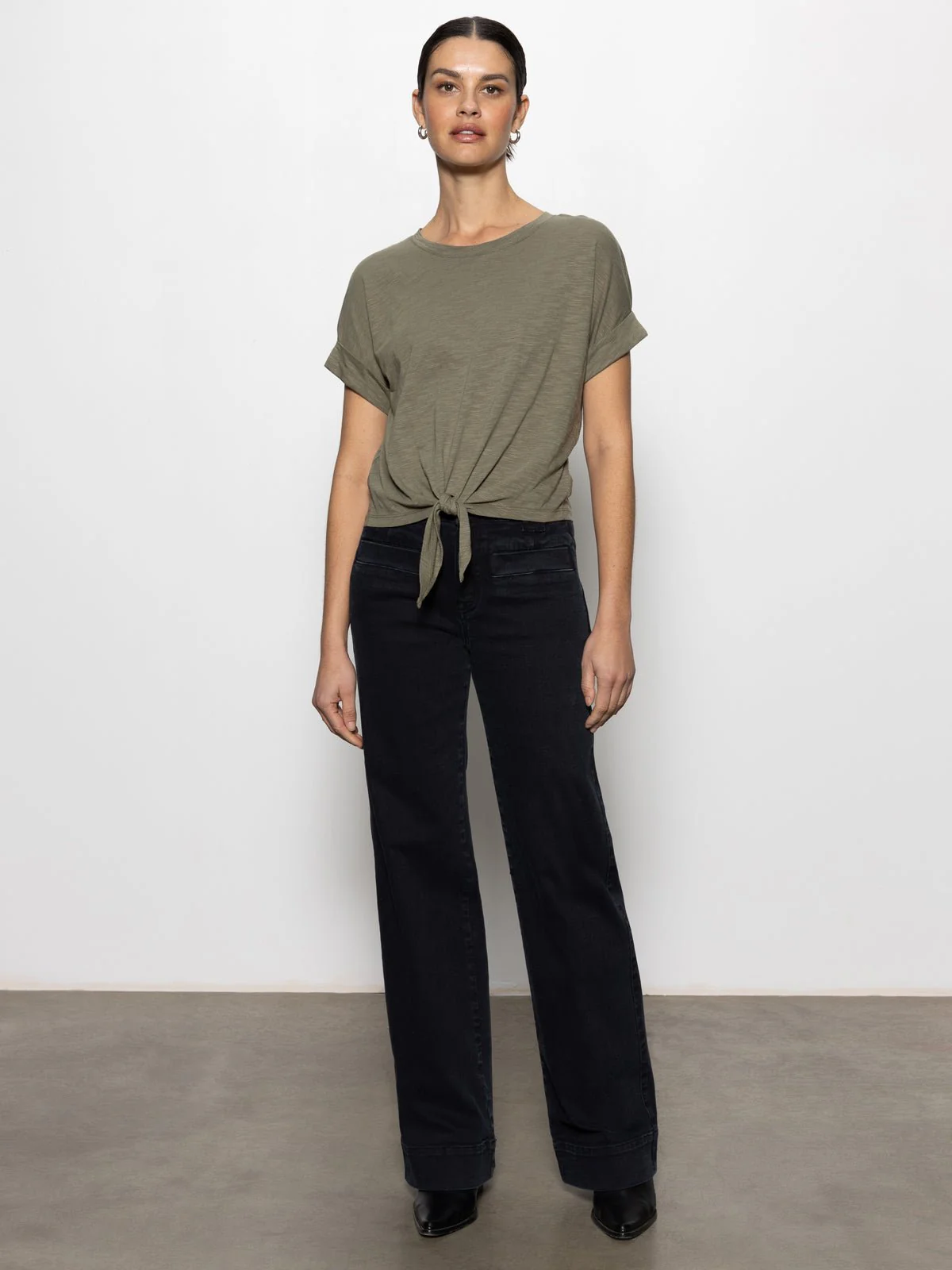All Day Tie Tee Trail Green - Image 4