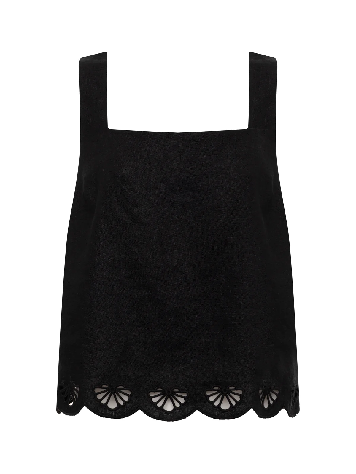 Almost There Linen Top Black Extended Sizing - Image 6