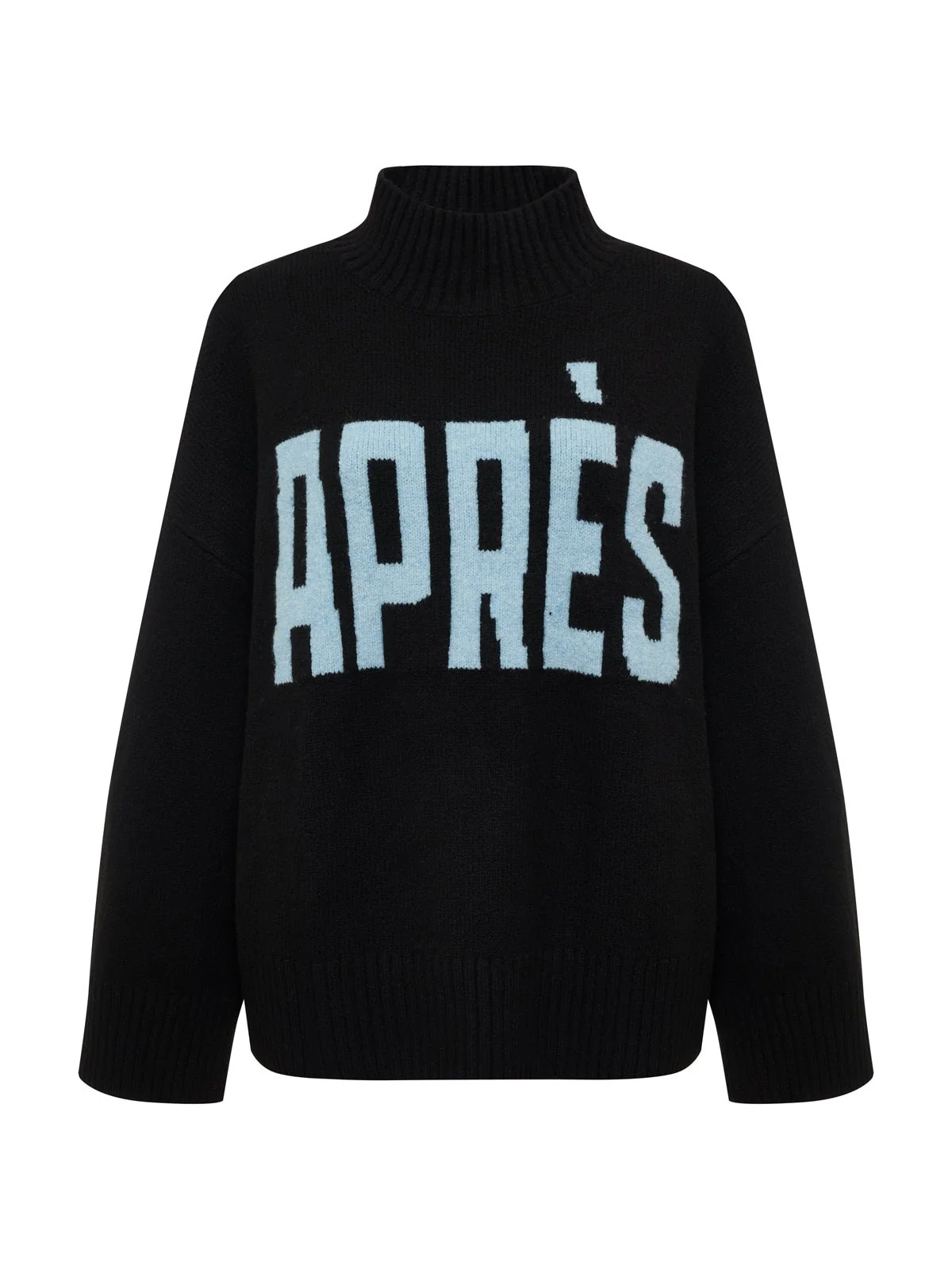 Apres Ski Sweater Black/Aquamarine - Image 7