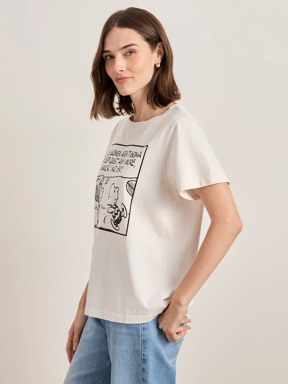 Sanctuary x PEANUTS 75th Anniversary Aren't Gonna Keep Quiet Tee - Image 4