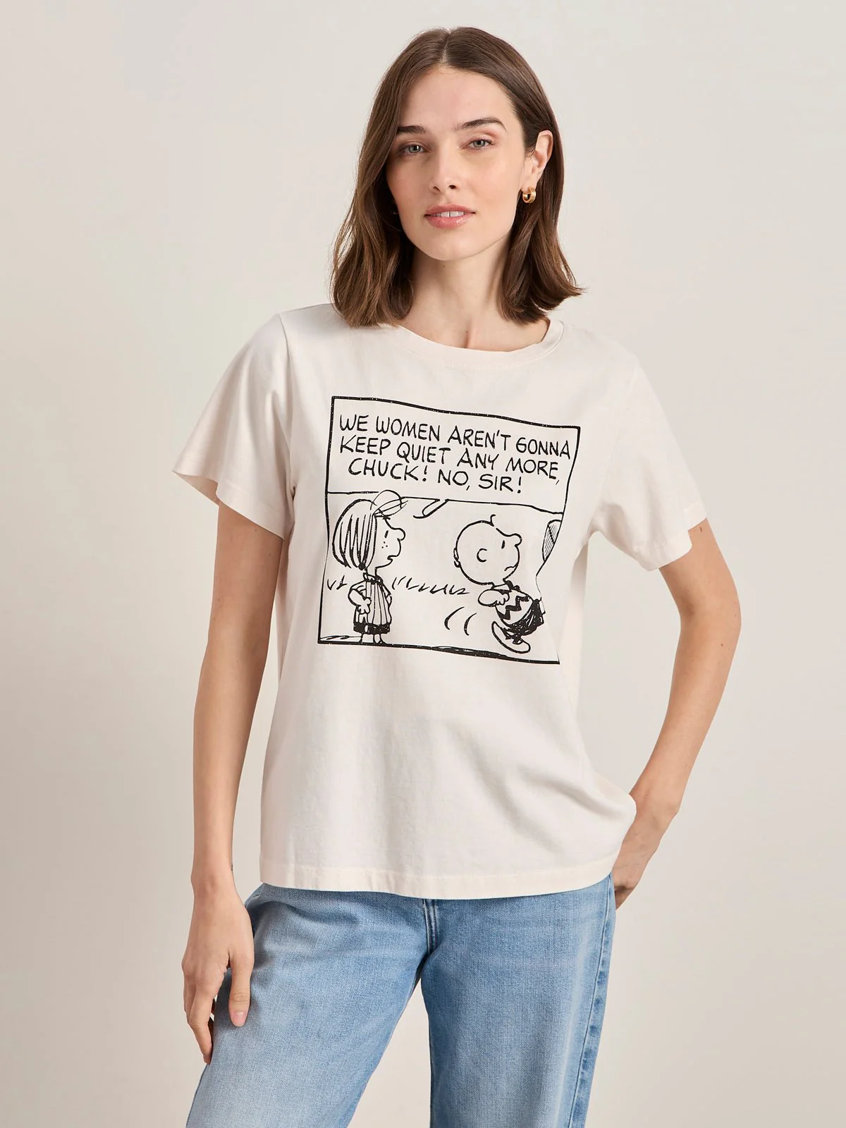 Sanctuary x PEANUTS 75th Anniversary Aren't Gonna Keep Quiet Tee - Image 5
