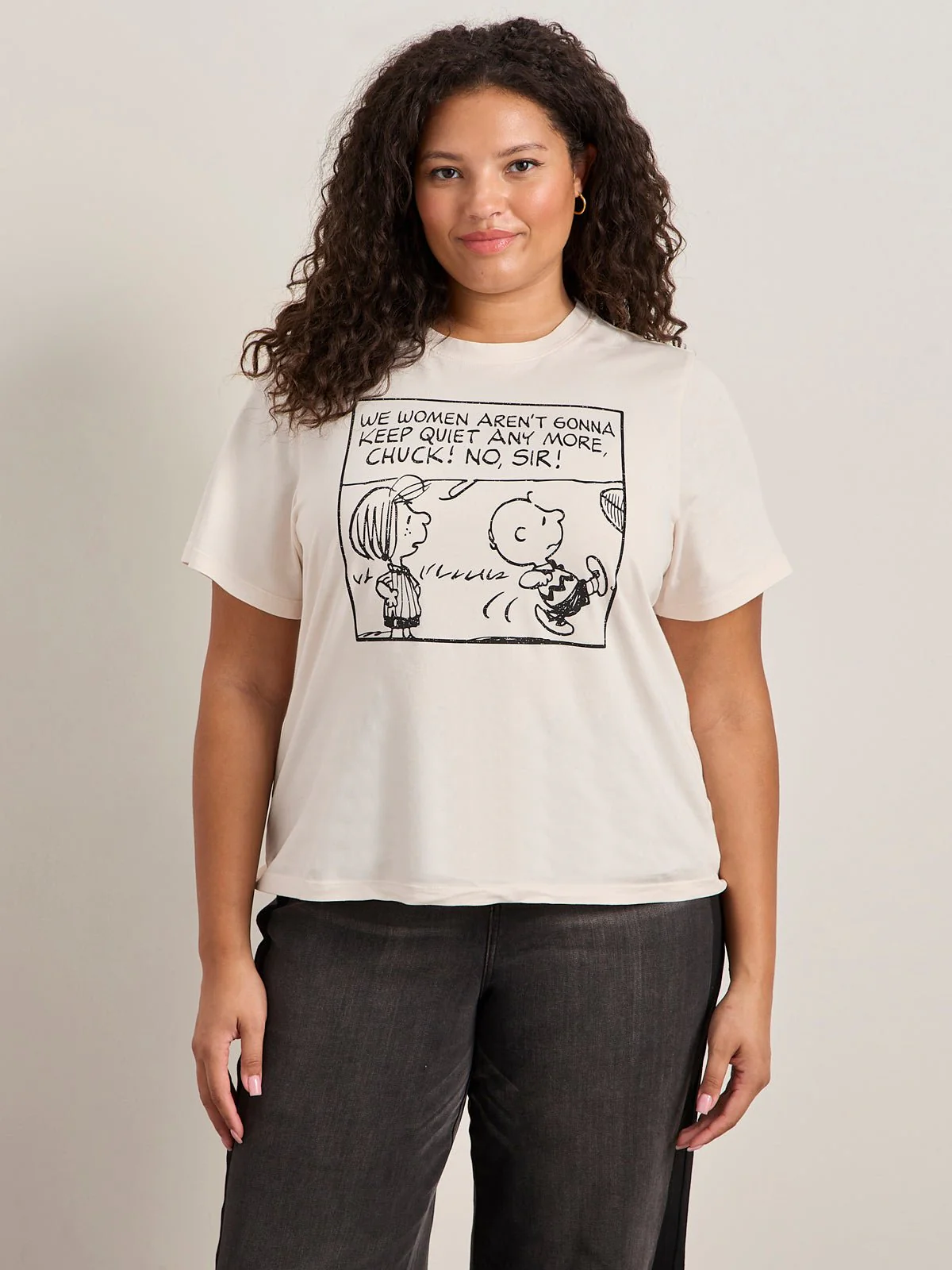 Sanctuary x PEANUTS 75th Anniversary Aren't Gonna Keep Quiet Tee - Image 6