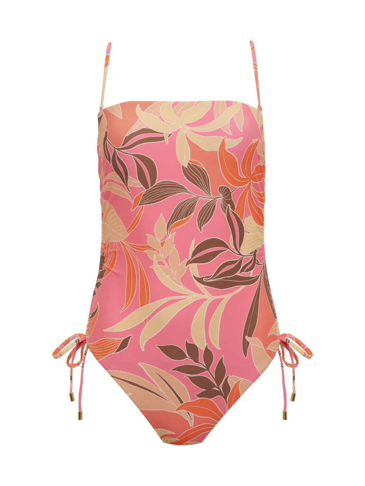 Banded Shirr Side One-Piece Multi - Image 6