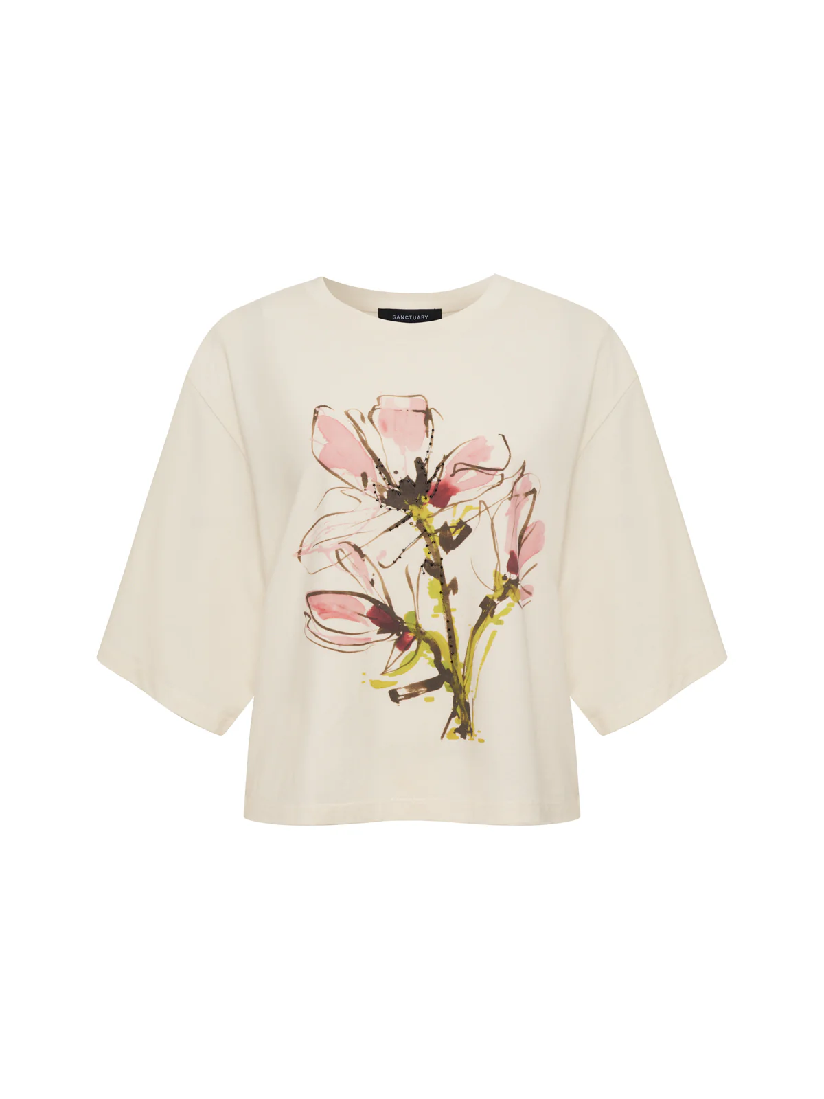 Belle Artist Tee Fleur Extended Sizing - Image 6