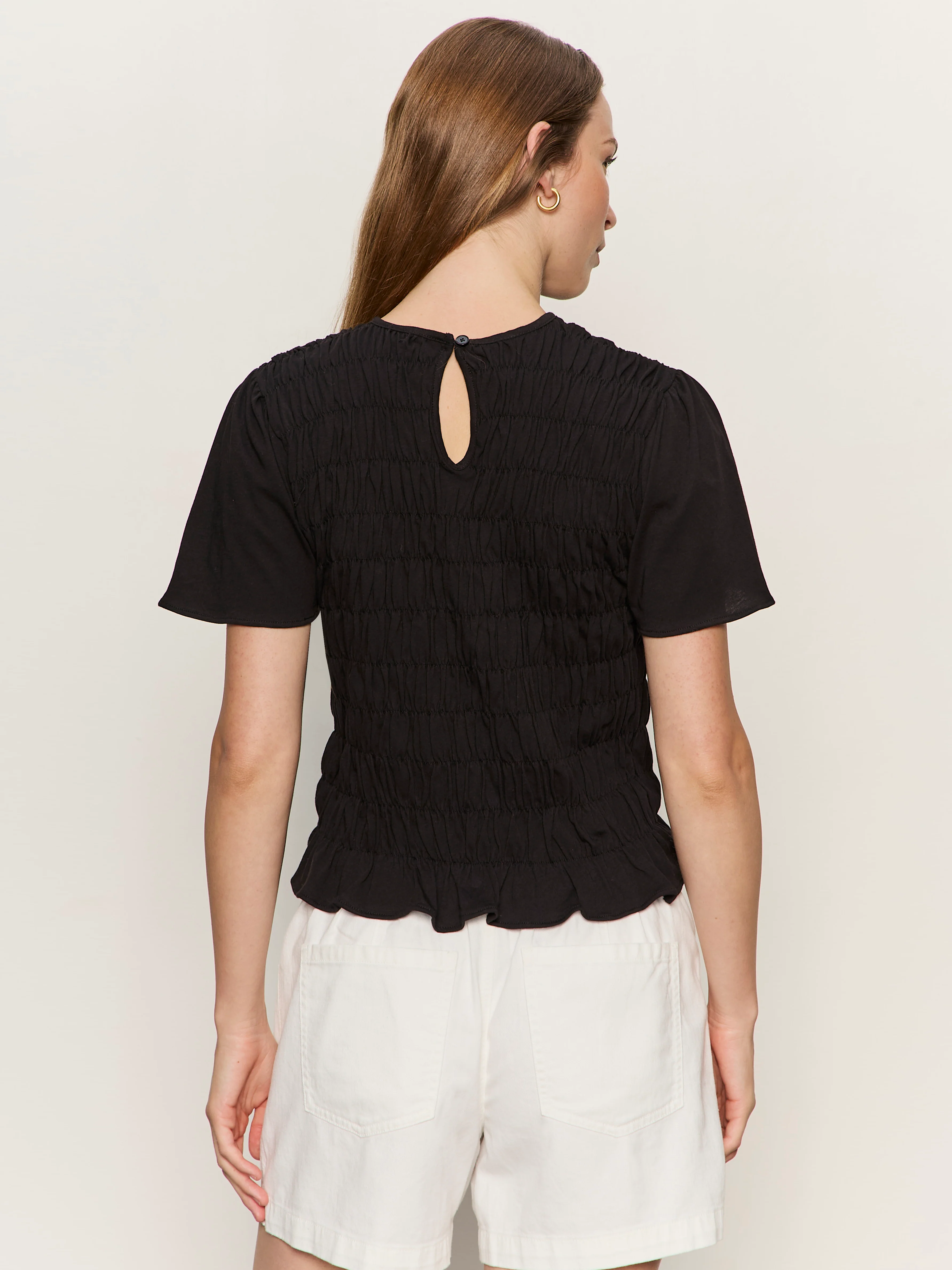 Better Together Smocked Top Black - Image 2