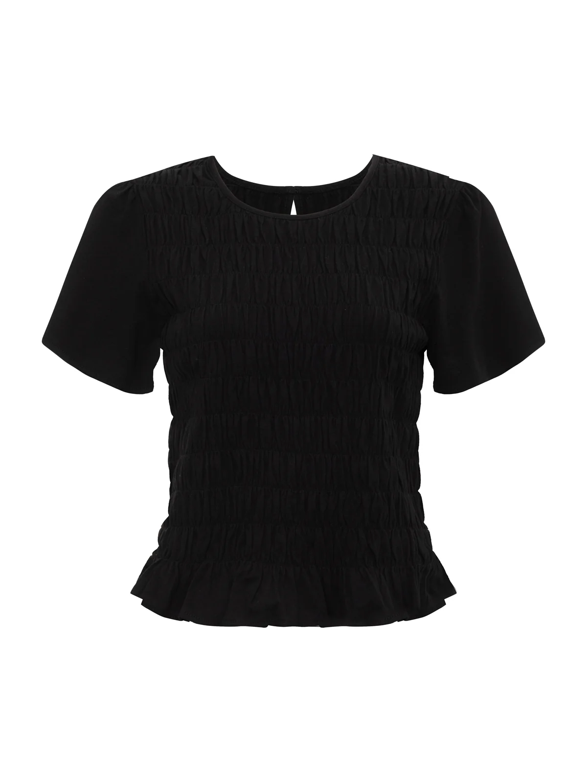 Better Together Smocked Top Black - Image 6