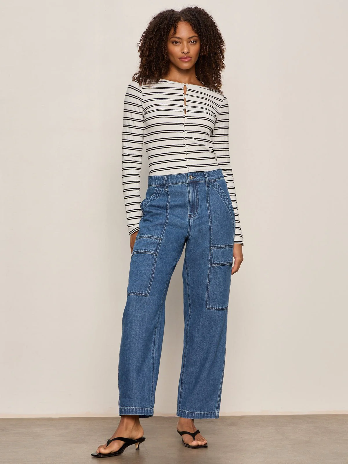 Boyfriend Utility Jean High Noon - Image 5
