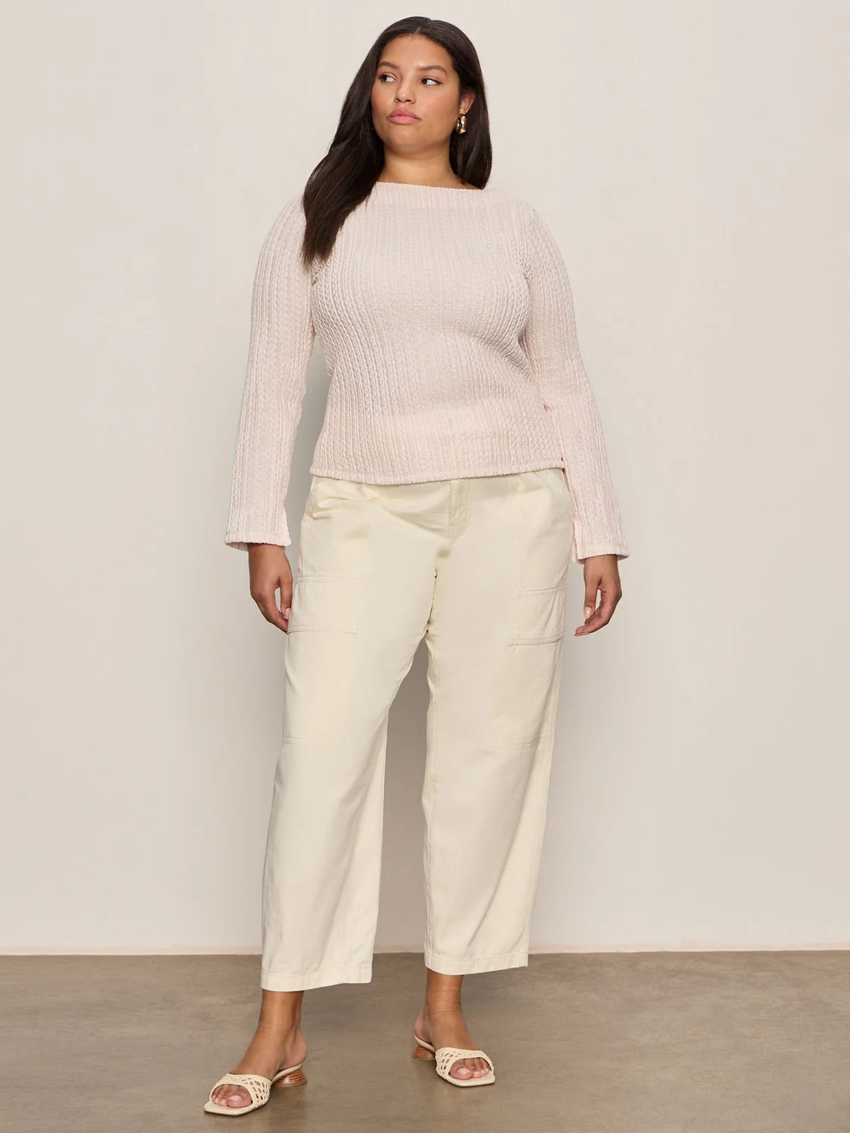 Boyfriend Utility Pant Collagen Extended Sizing - Image 5