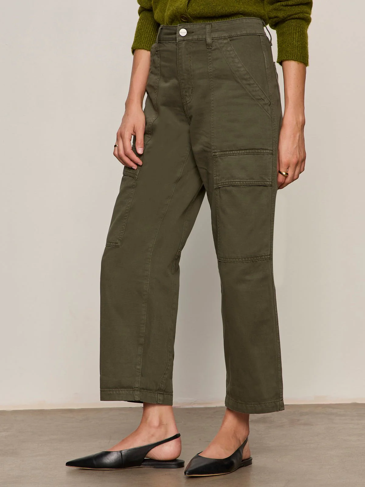 Boyfriend Utility Pant Kalamata Petite Sizing - Image 3