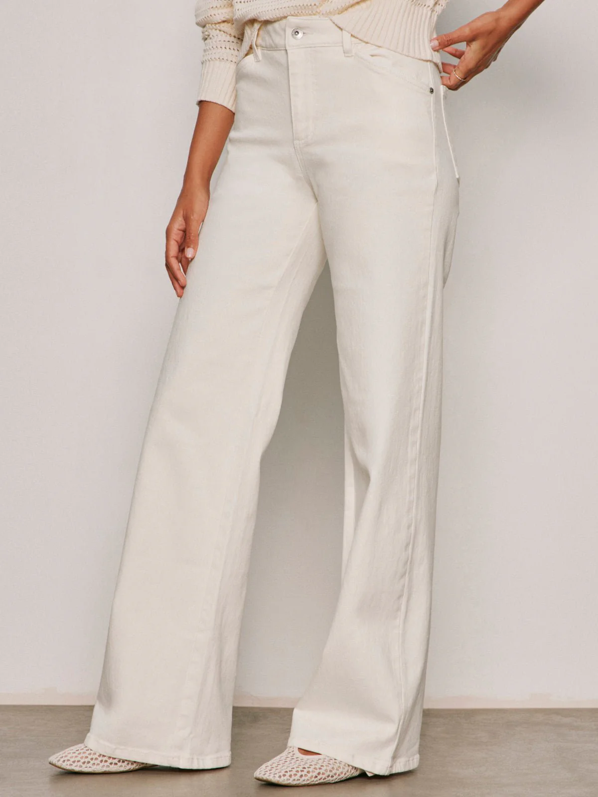 Cadence Relaxed Straight Jean Collagen - Image 3