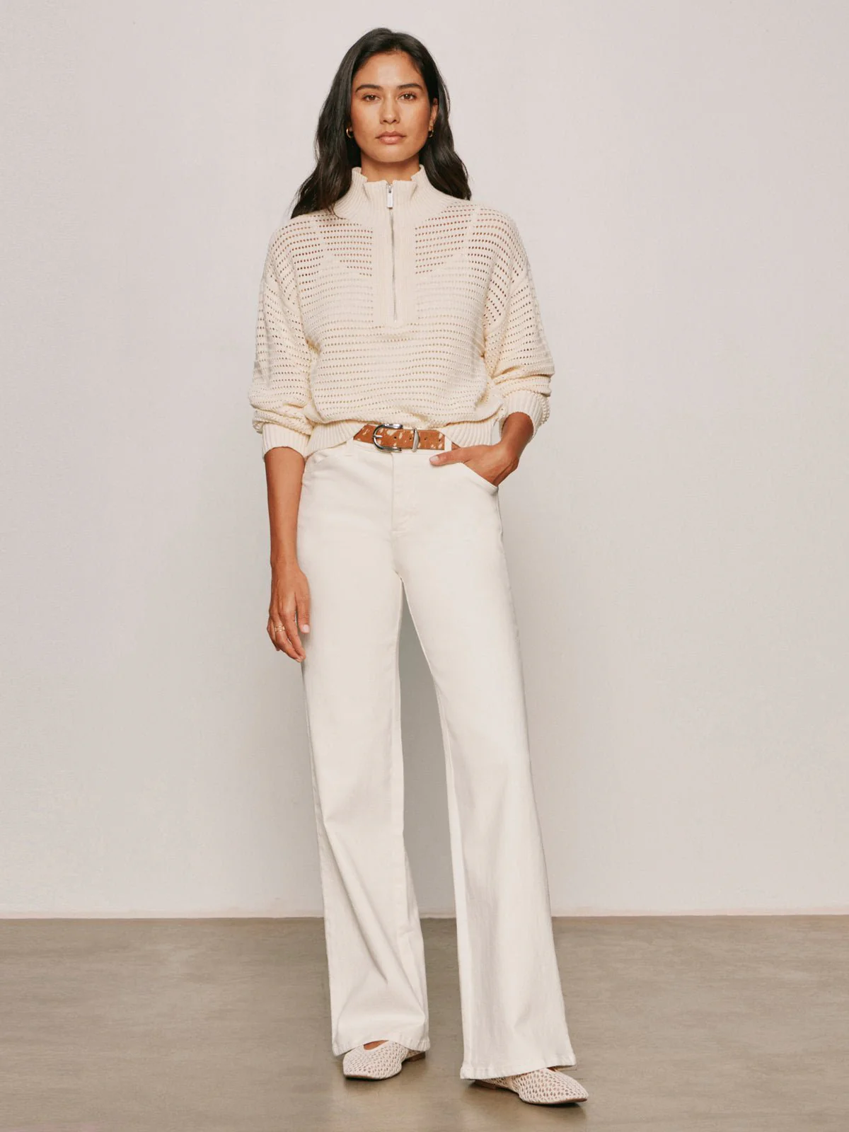 Cadence Relaxed Straight Jean Collagen - Image 6