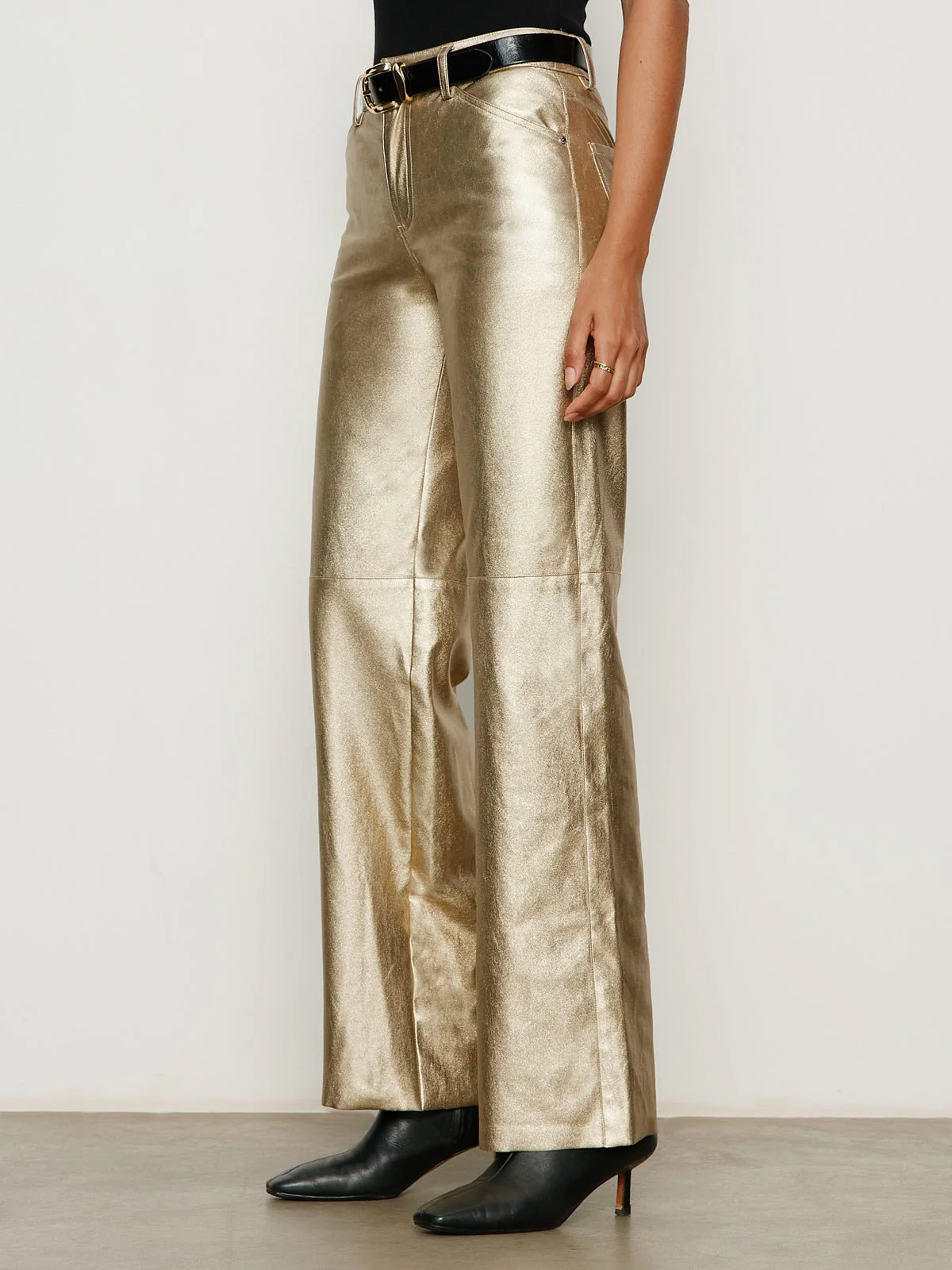 Cadence Relaxed Straight Pant Platinum - Image 3