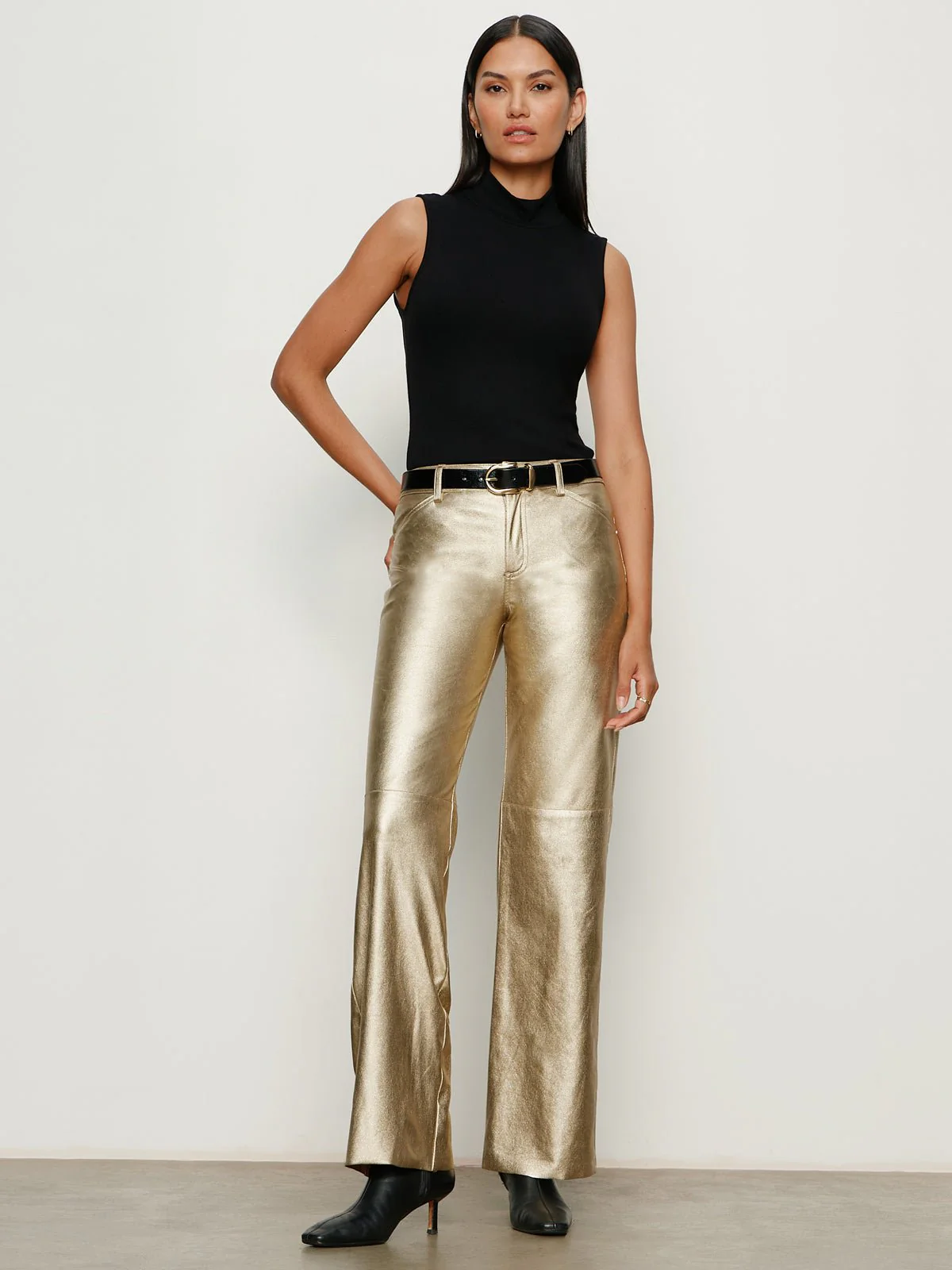 Cadence Relaxed Straight Pant Platinum - Image 5