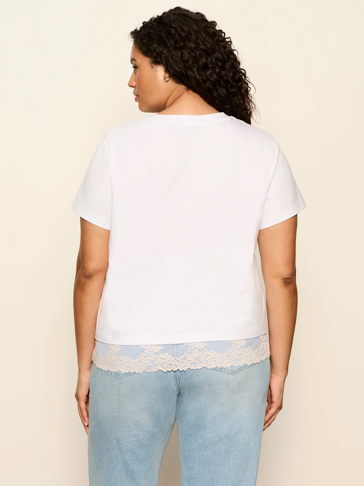 Cami Remix Tee White Extended Sizing - Image 2