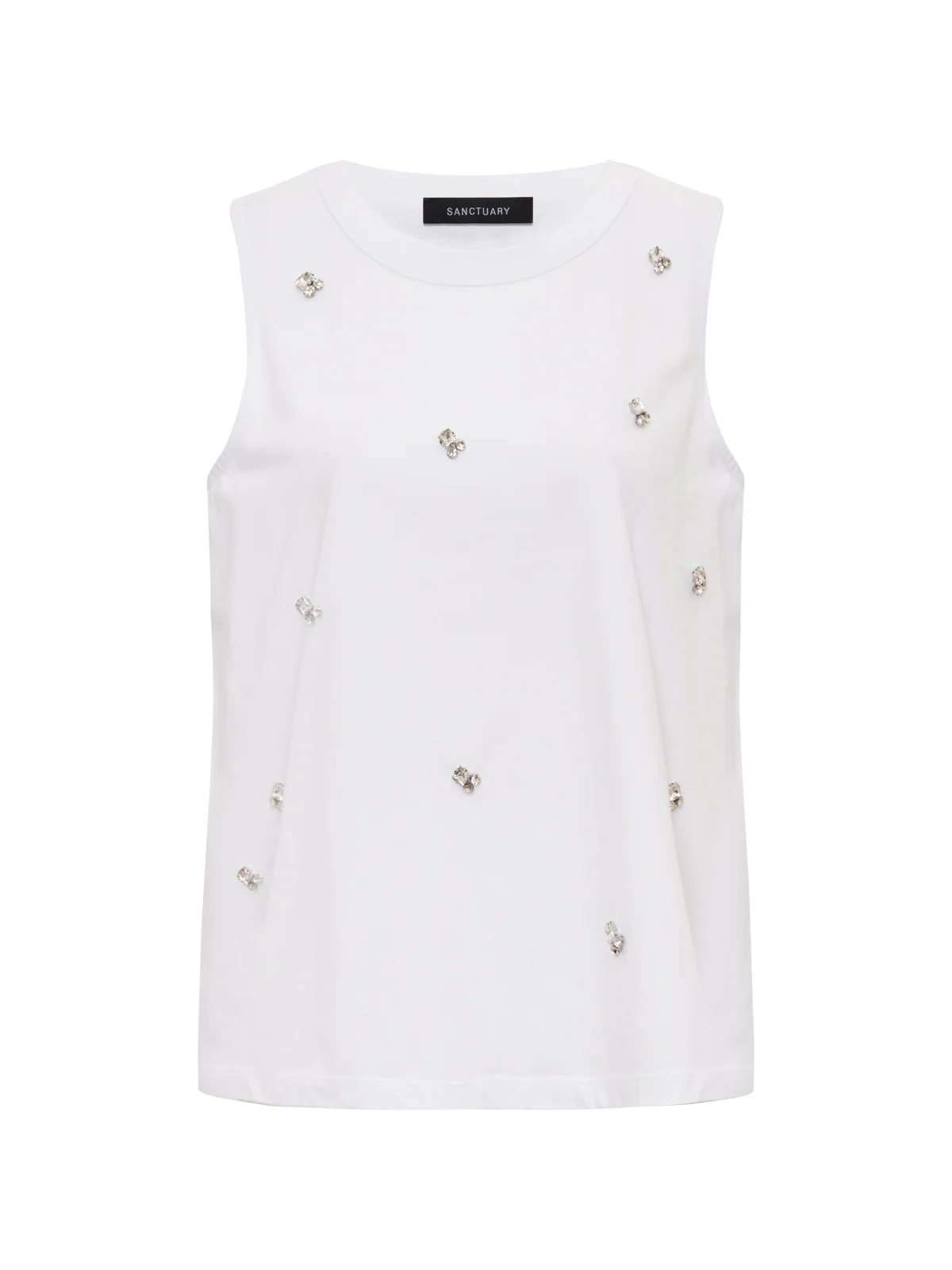 Campari Embellished Tank White - Image 7