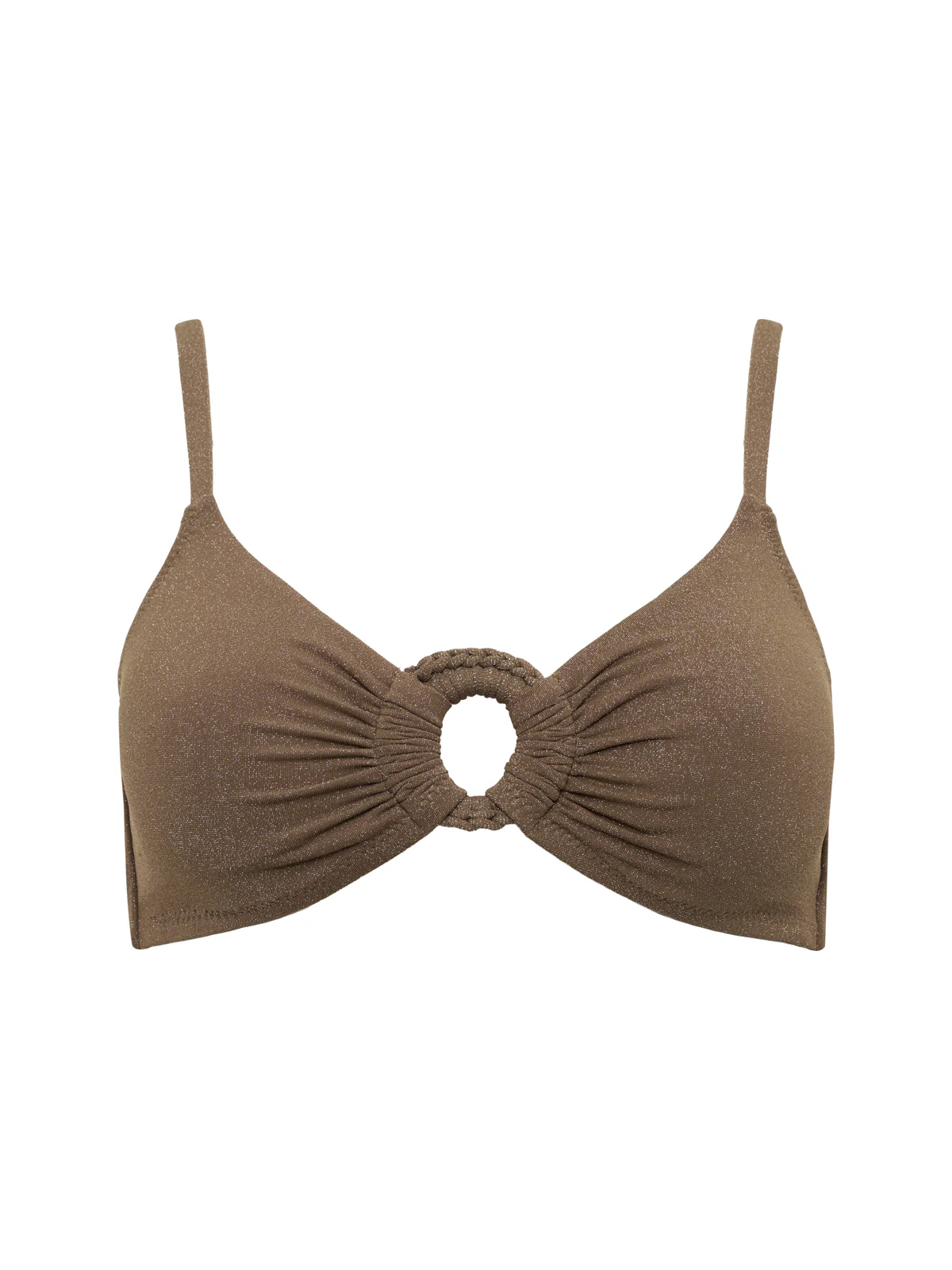 Cap Sleeve Bra Bikini Top Toasted Coconut - Image 5