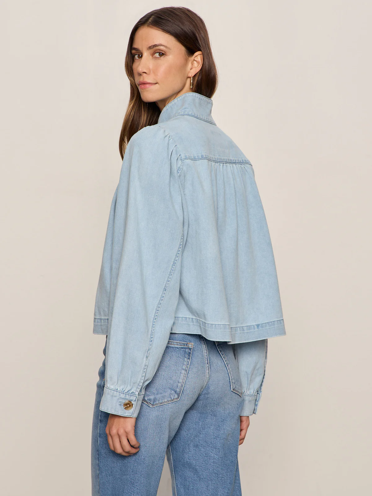 Charlotte Denim Jacket Whisper - Image 3