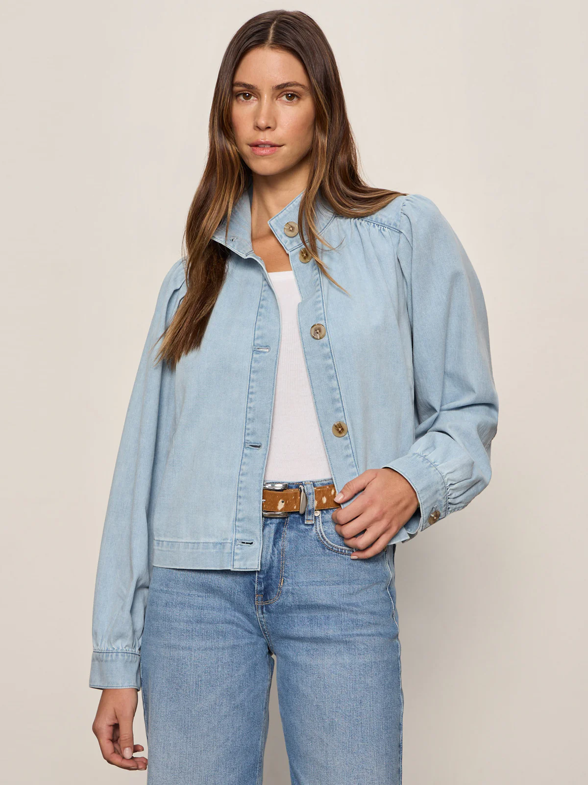 Charlotte Denim Jacket Whisper - Image 5