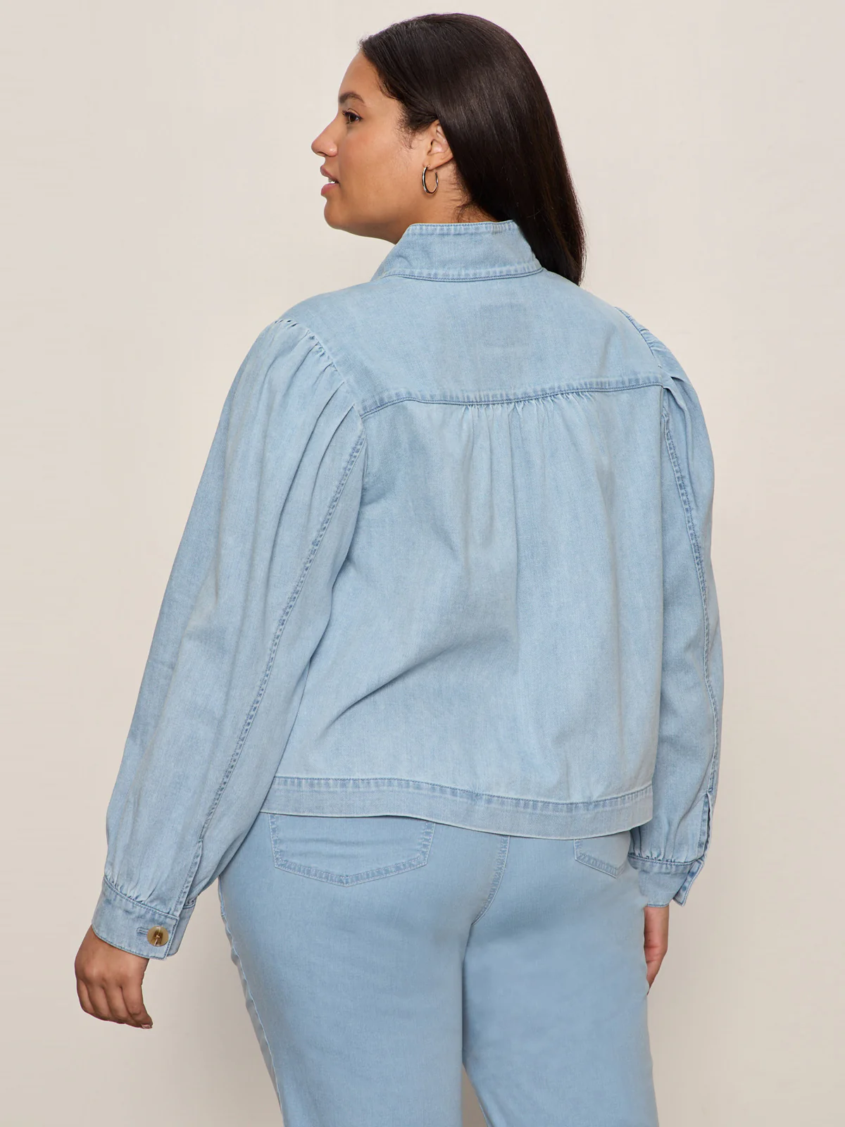 Charlotte Denim Jacket Whisper Extended Sizing - Image 3