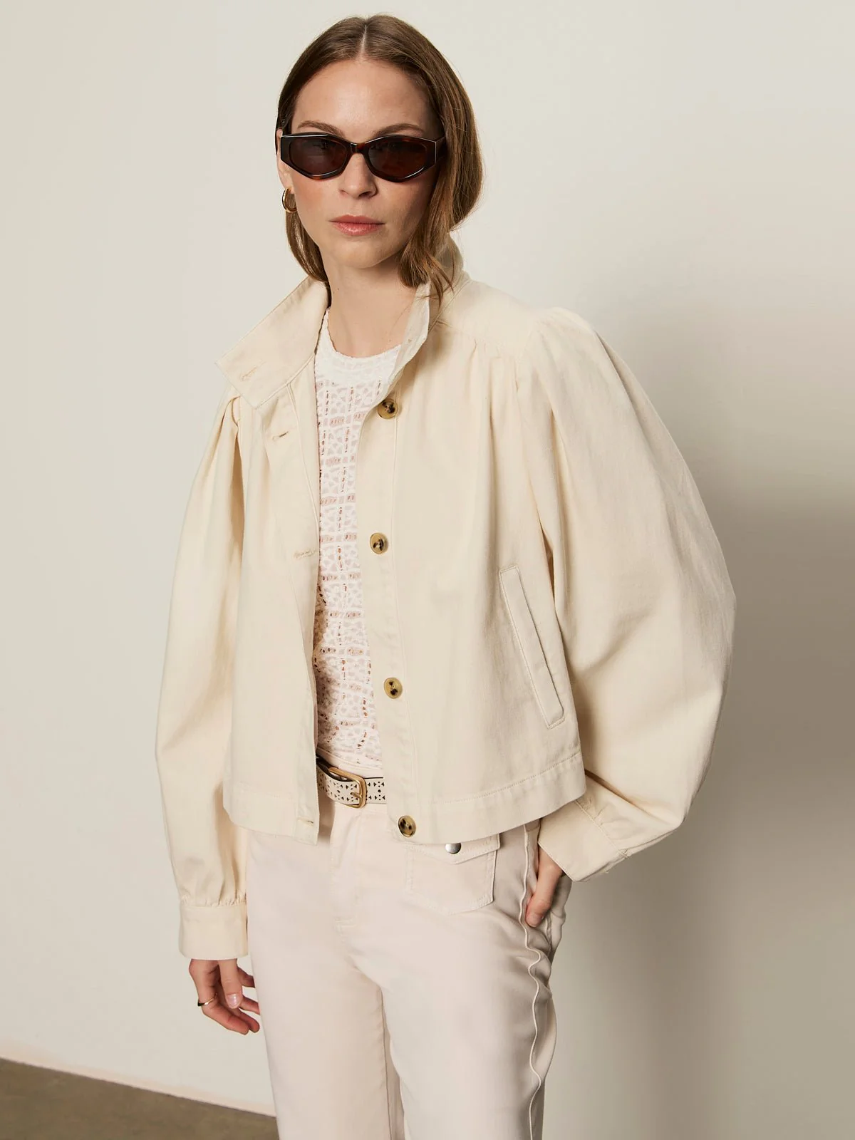 Charlotte Twill Jacket Collagen - Image 4