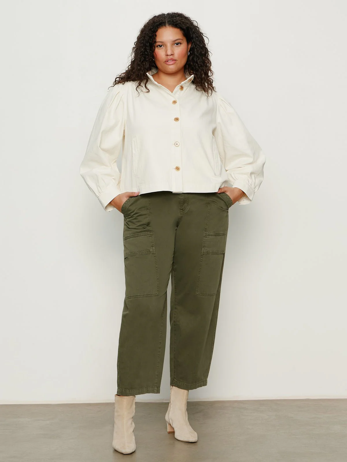 Charlotte Twill Jacket Collagen Extended Sizing - Image 6
