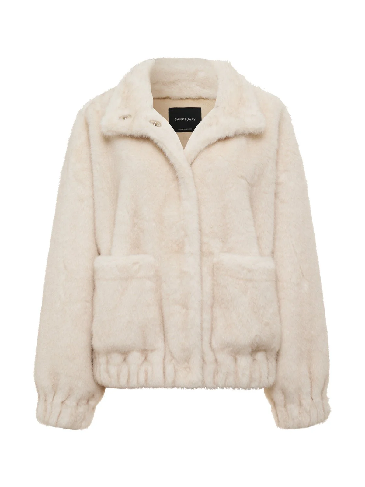 Coco Fur Jacket Almond Cream Extended Sizing - Image 6