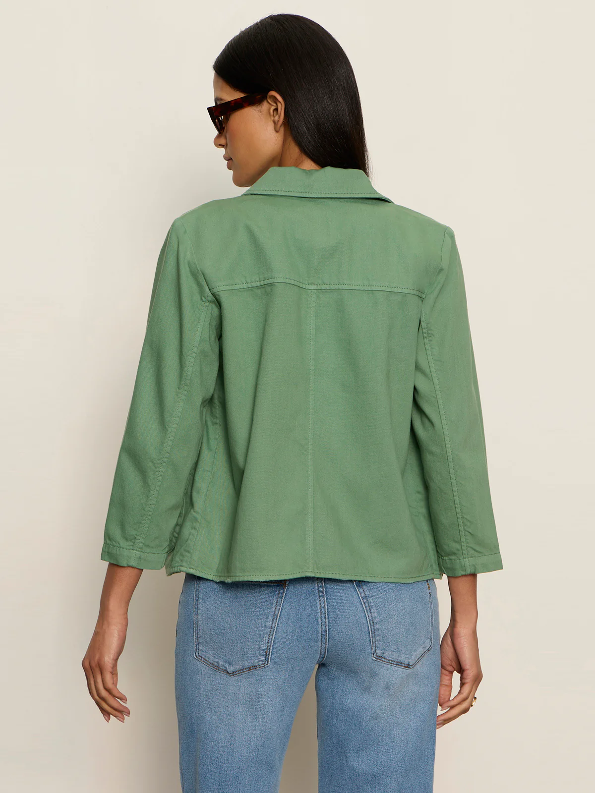 Crop Chore Jacket Green Juice - Image 2