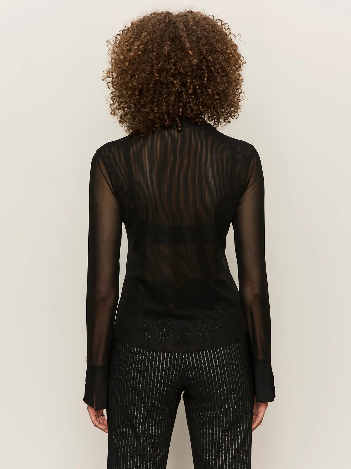 Dreamland Ruffle Top Black - Image 3