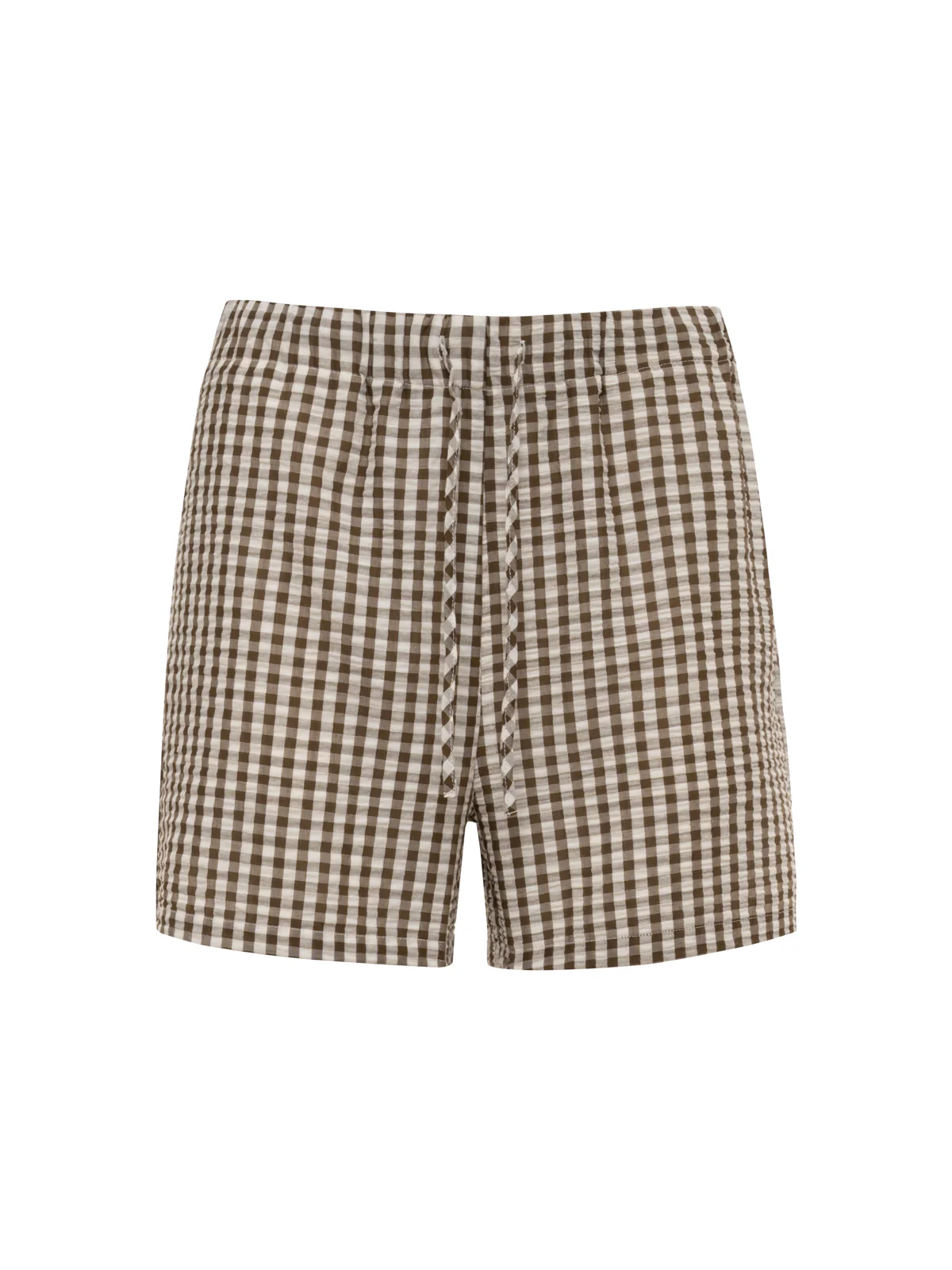 Easy Gingham Shorts Timber/Collagen Gingham - Image 7