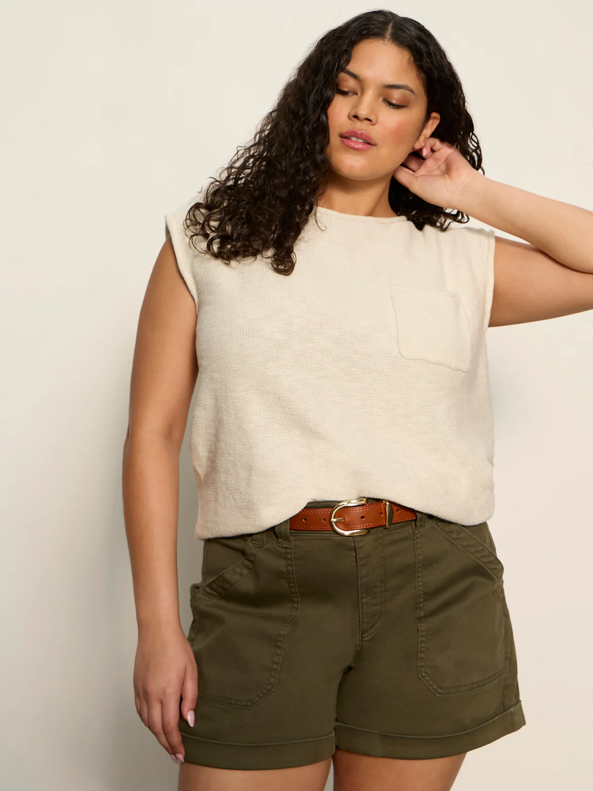 Easy Sweater Tee Collagen Extended Sizing - Image 5