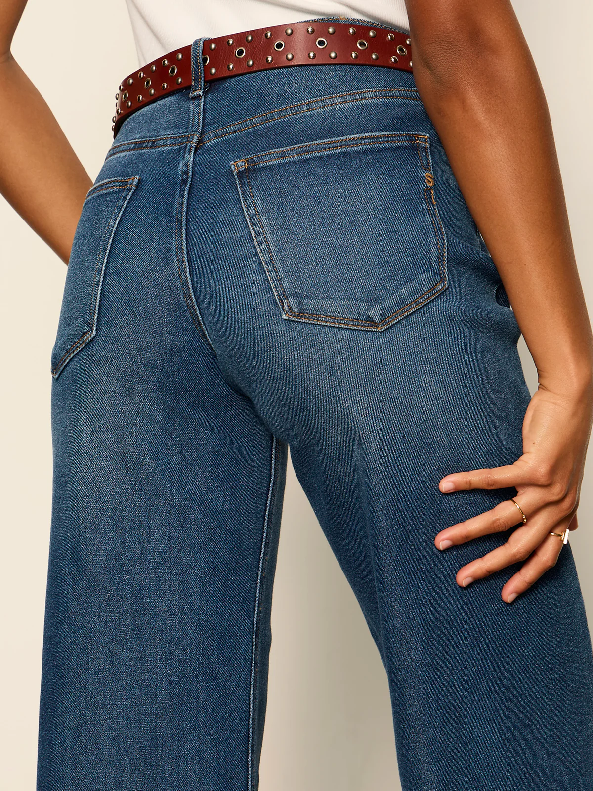 Ekara Crop Jean Dark Wash - Image 3