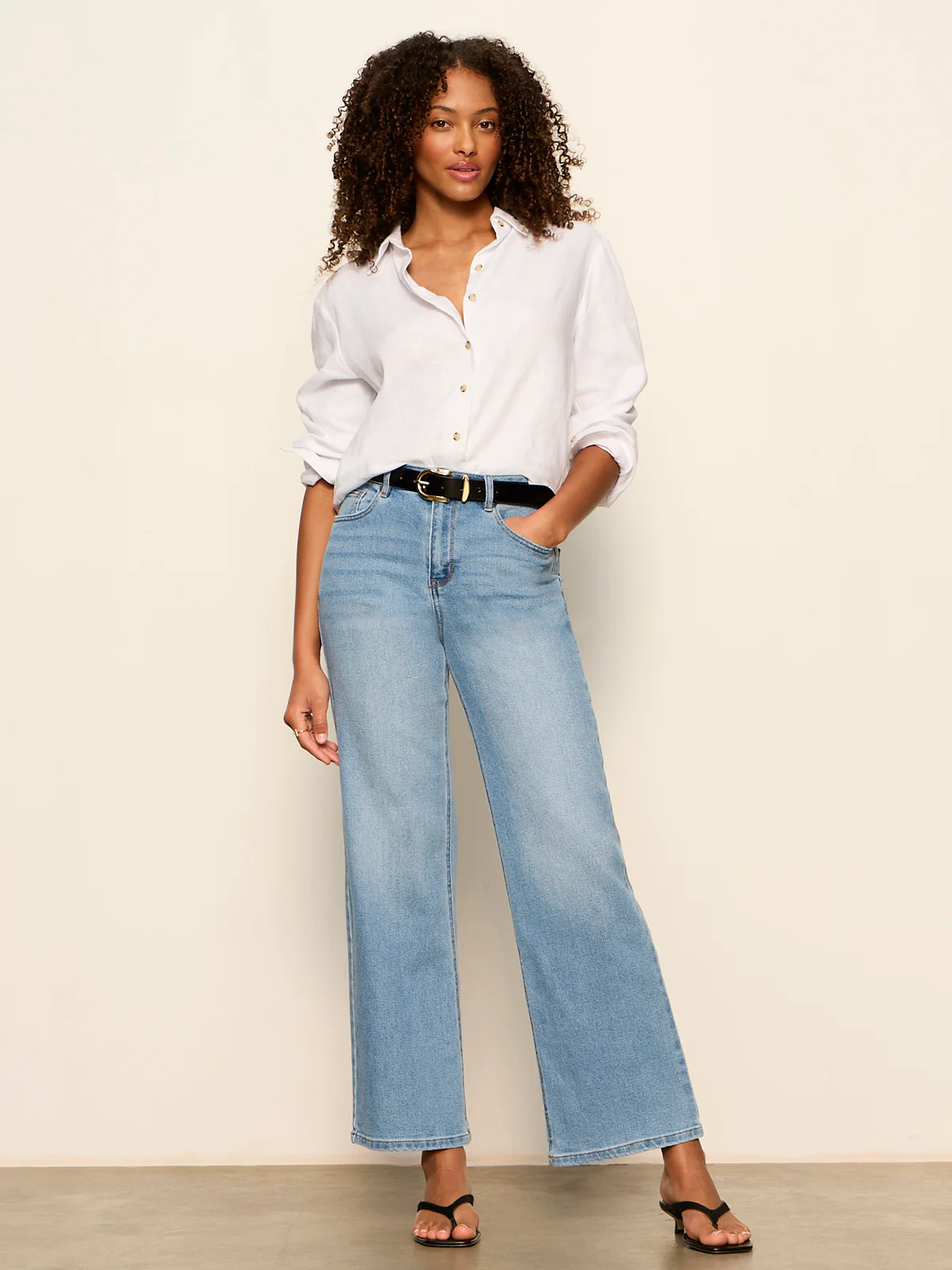 Ekara Crop Jean Light Wash - Image 7
