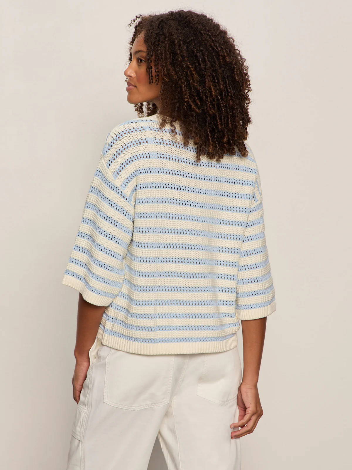 Elle Sweater Tee Blue Aura/Collagen - Image 2