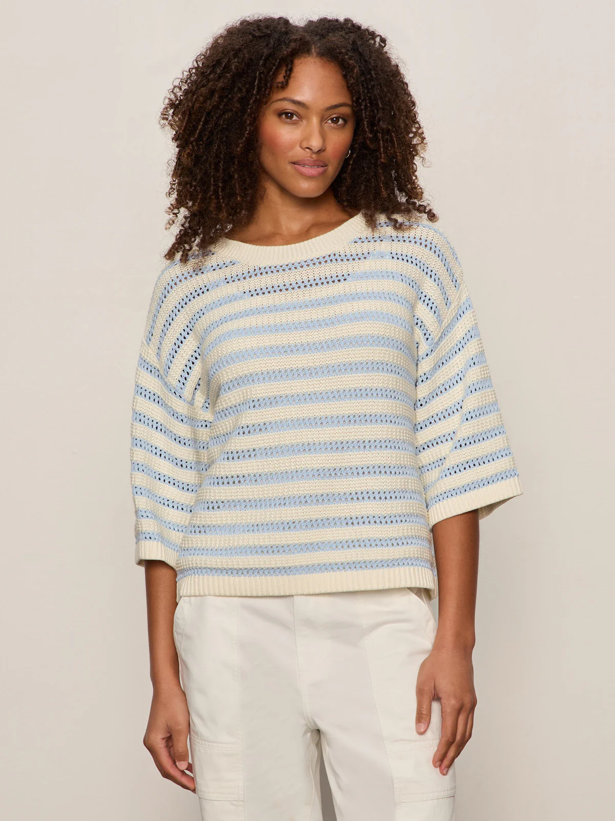 Elle Sweater Tee Blue Aura/Collagen - Image 3