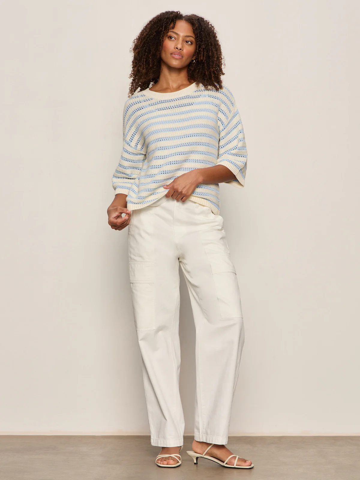 Elle Sweater Tee Blue Aura/Collagen - Image 6