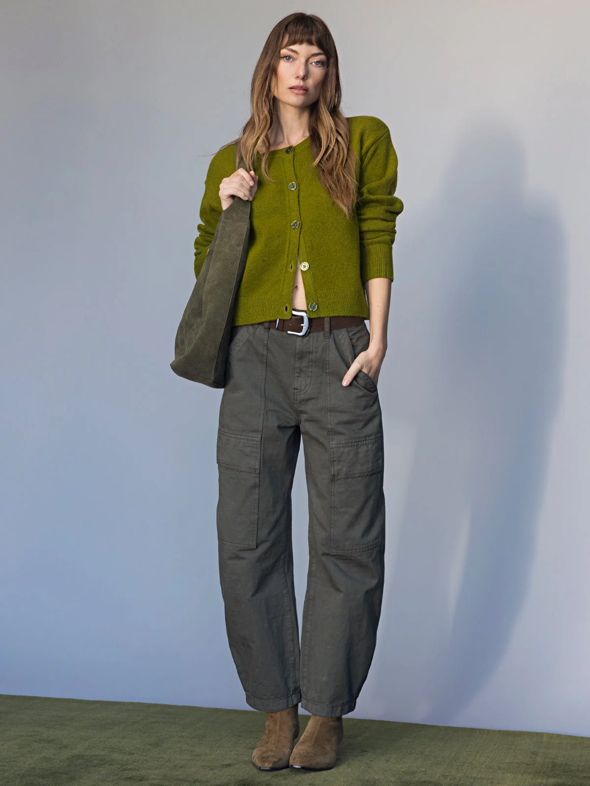 The Everyday Tote Bag Dark Olive - Image 4