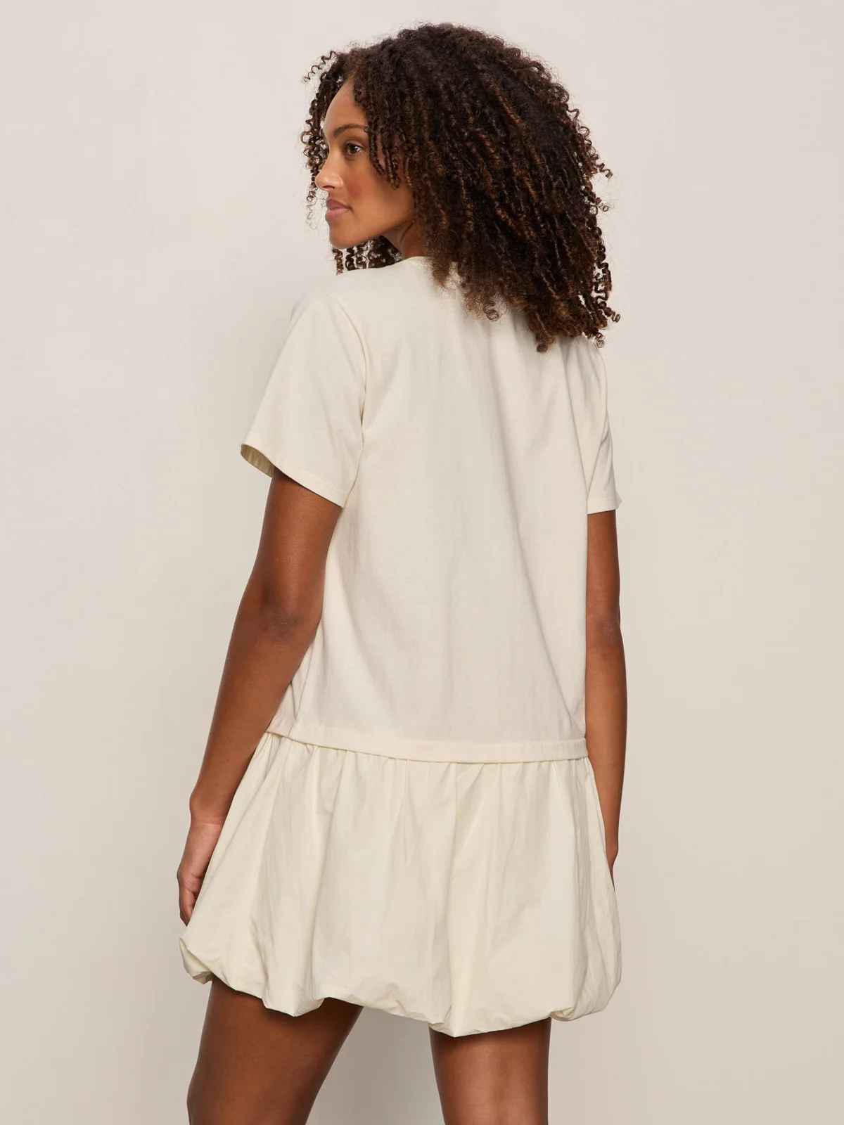 For Keeps Bubble T-shirt Dress Collagen - Image 2