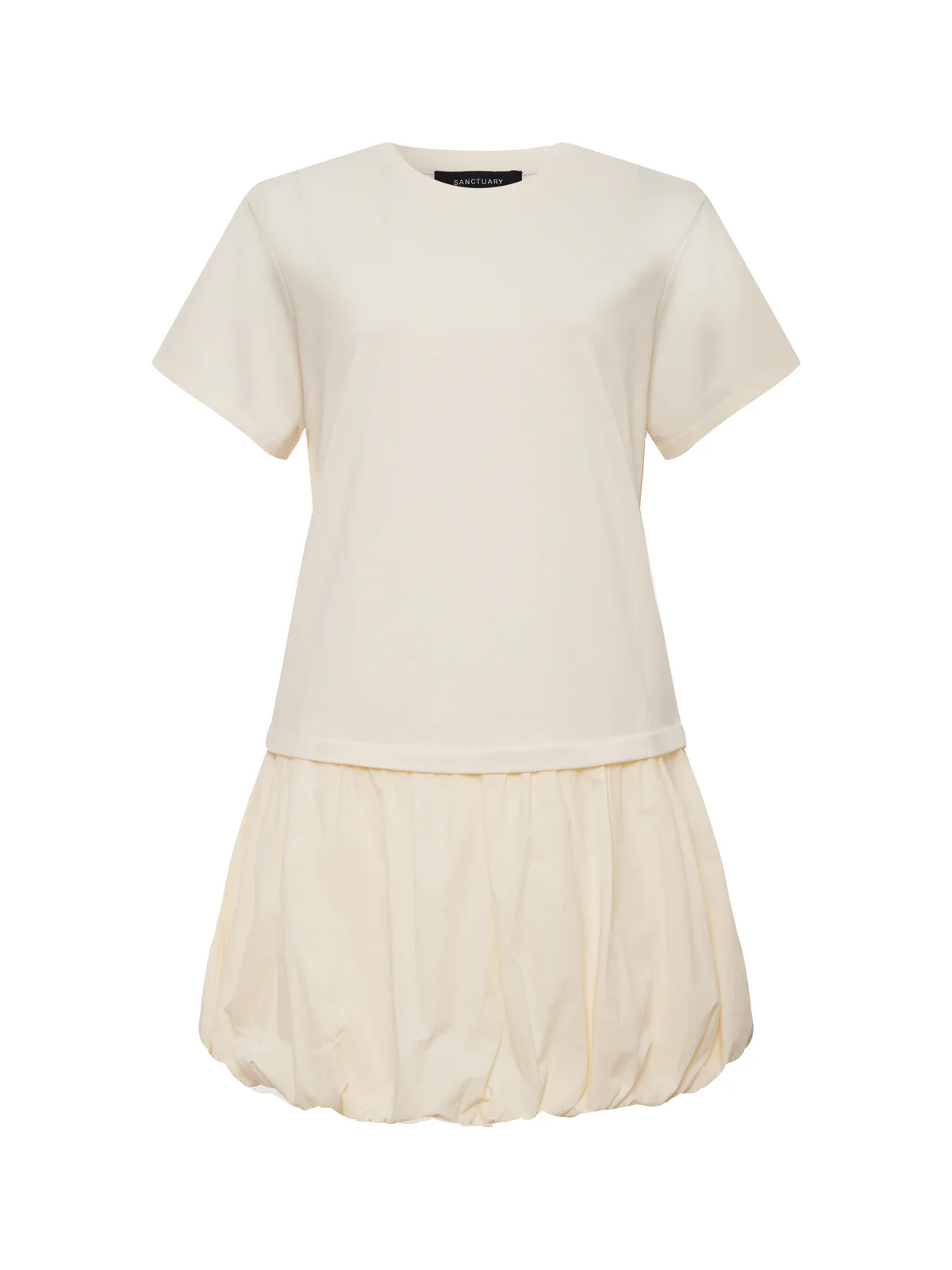 For Keeps Bubble T-shirt Dress Collagen - Image 6