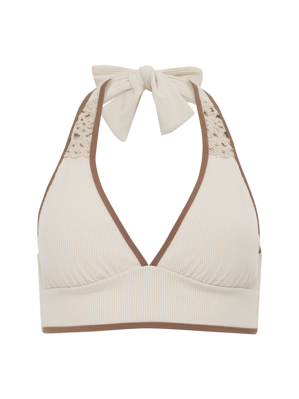 Halter Bikini Top White Sand - Image 7