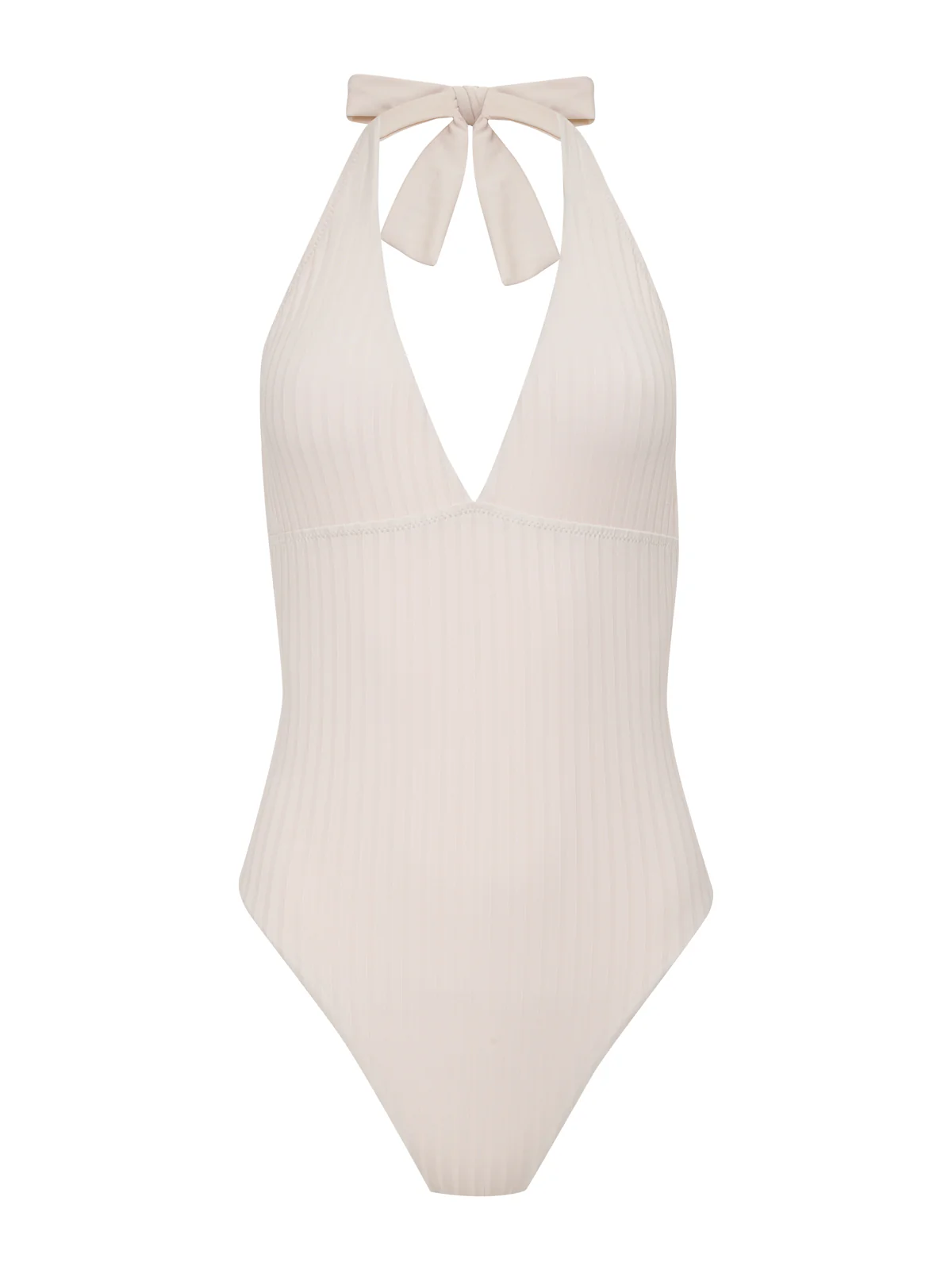 Halter Mio One-Piece White Sand - Image 6
