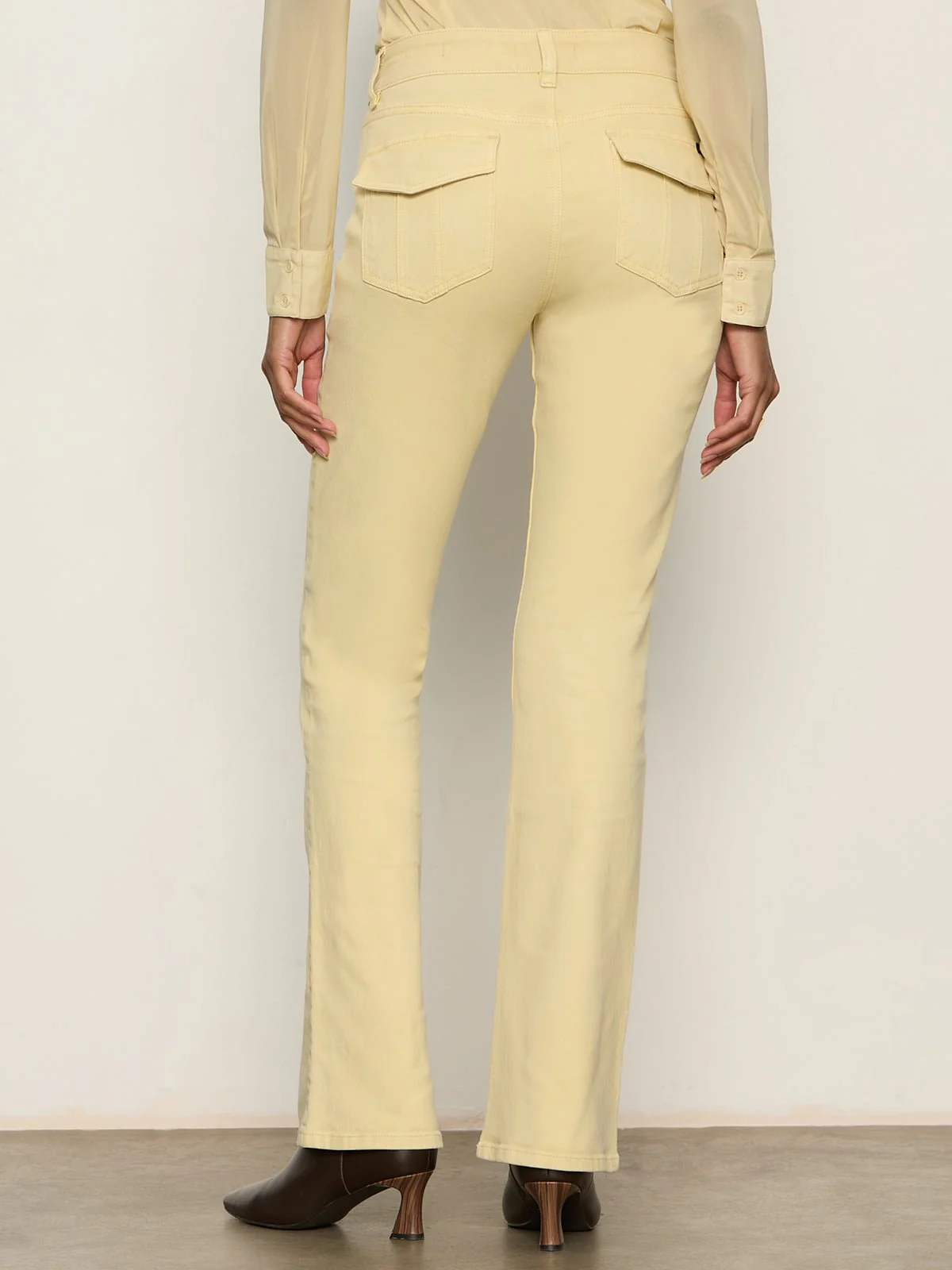 Hayden Bootcut Jean Buttercream - Image 3