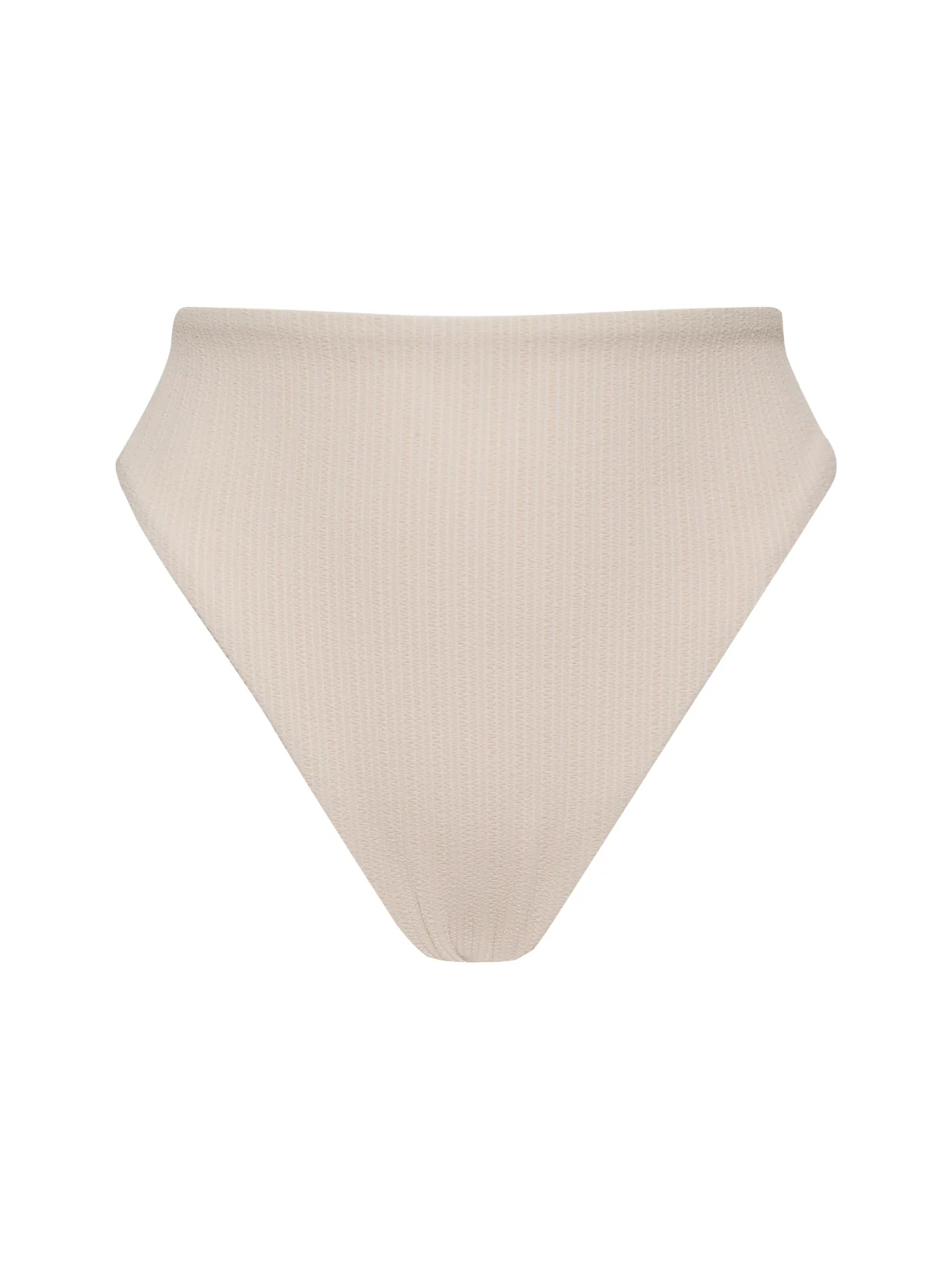 High Leg High Rise Bikini Bottom White Sand - Image 5