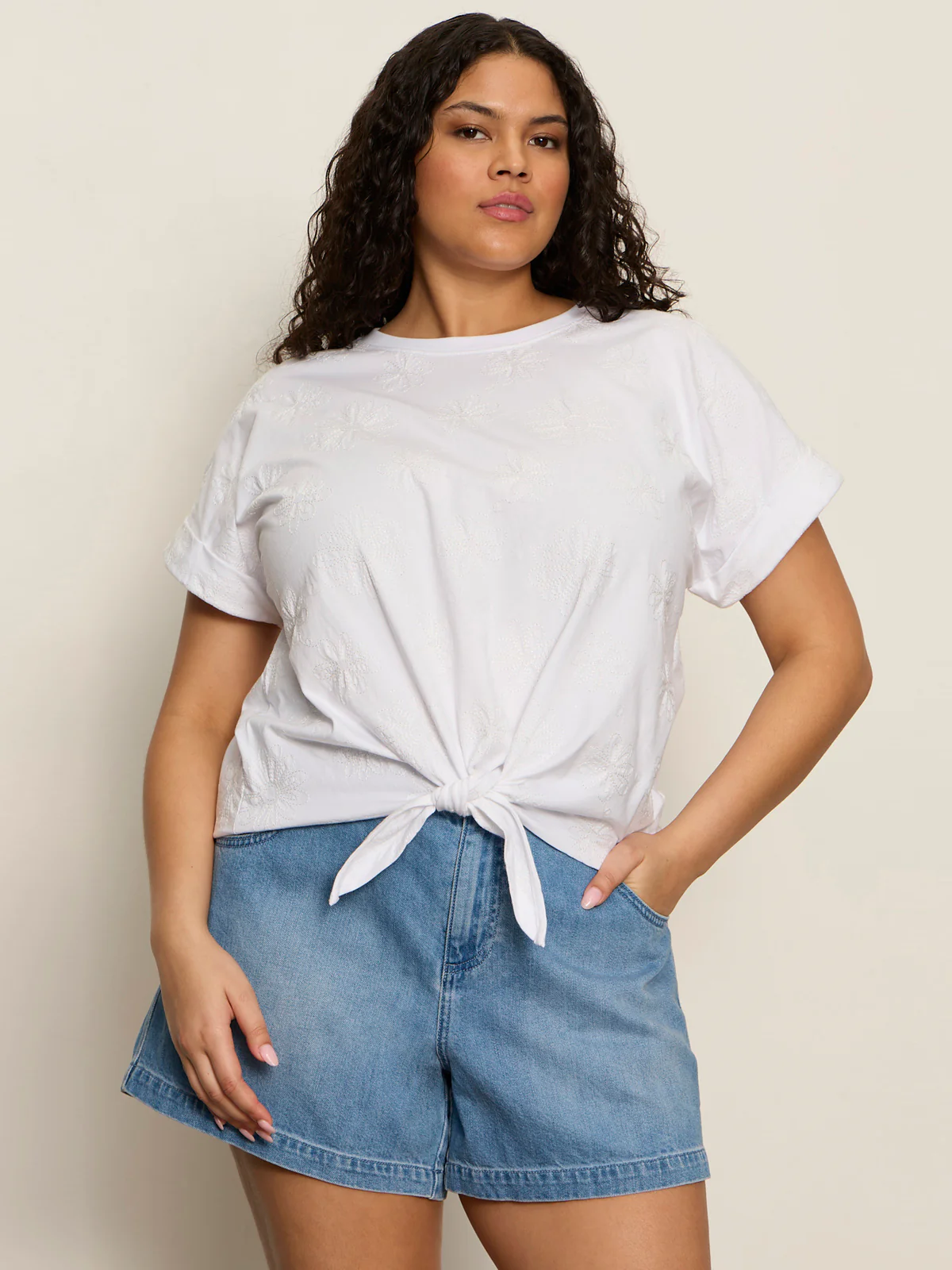 Idyll Tie Short Jean Serenade Extended Sizing - Image 2