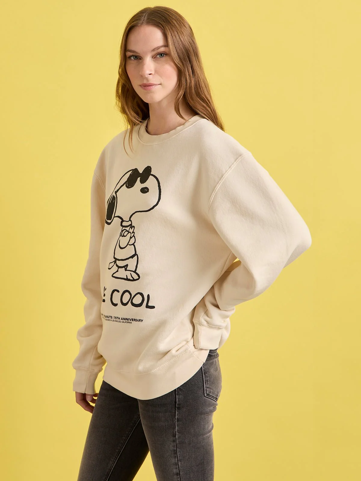 Sanctuary x PEANUTS 75th Anniversary Joe Cool Sweatshirt Collagen - Image 3