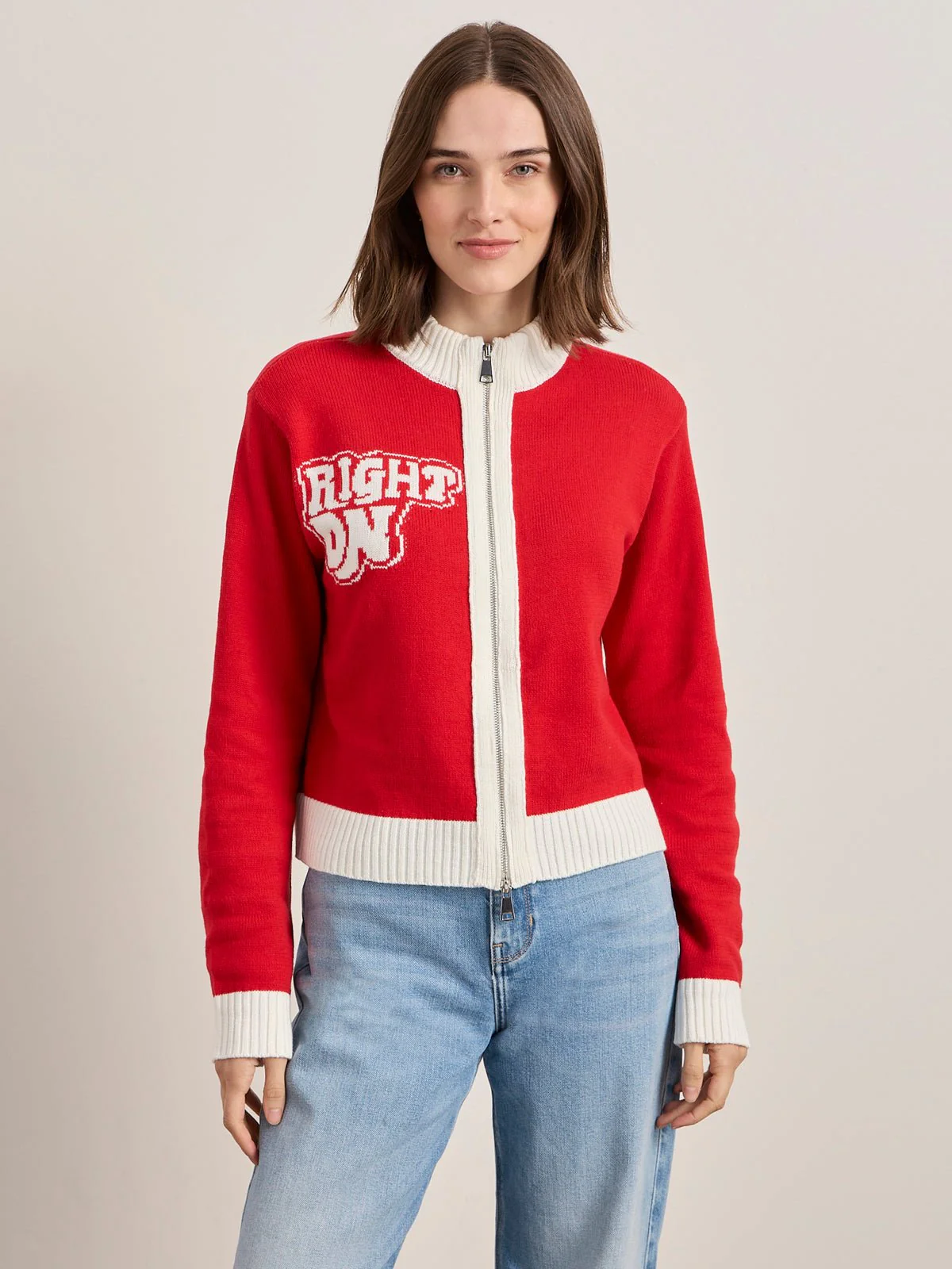 Sanctuary x PEANUTS 75th Anniversary Joe Cool Zip Up Sweater - Image 3