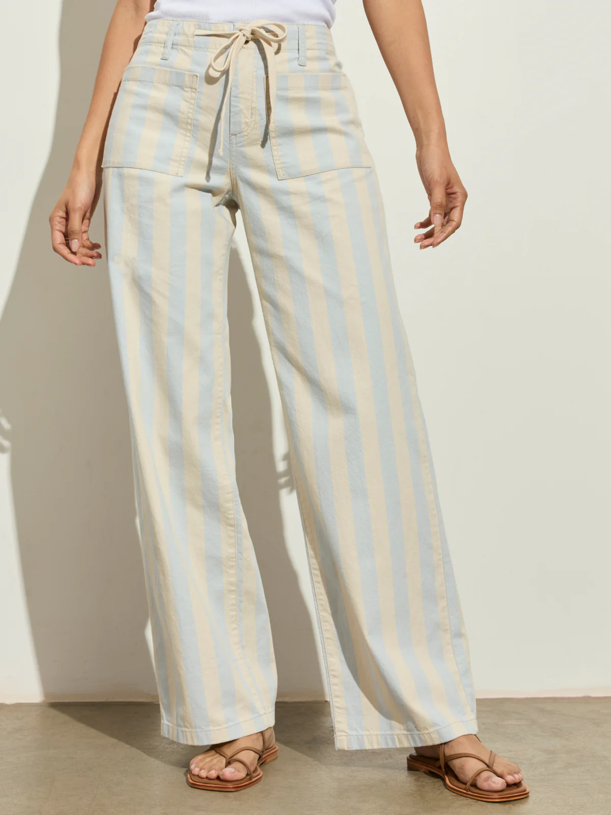 Cafe Pant Blue Aura/Summer Sand - Image 6